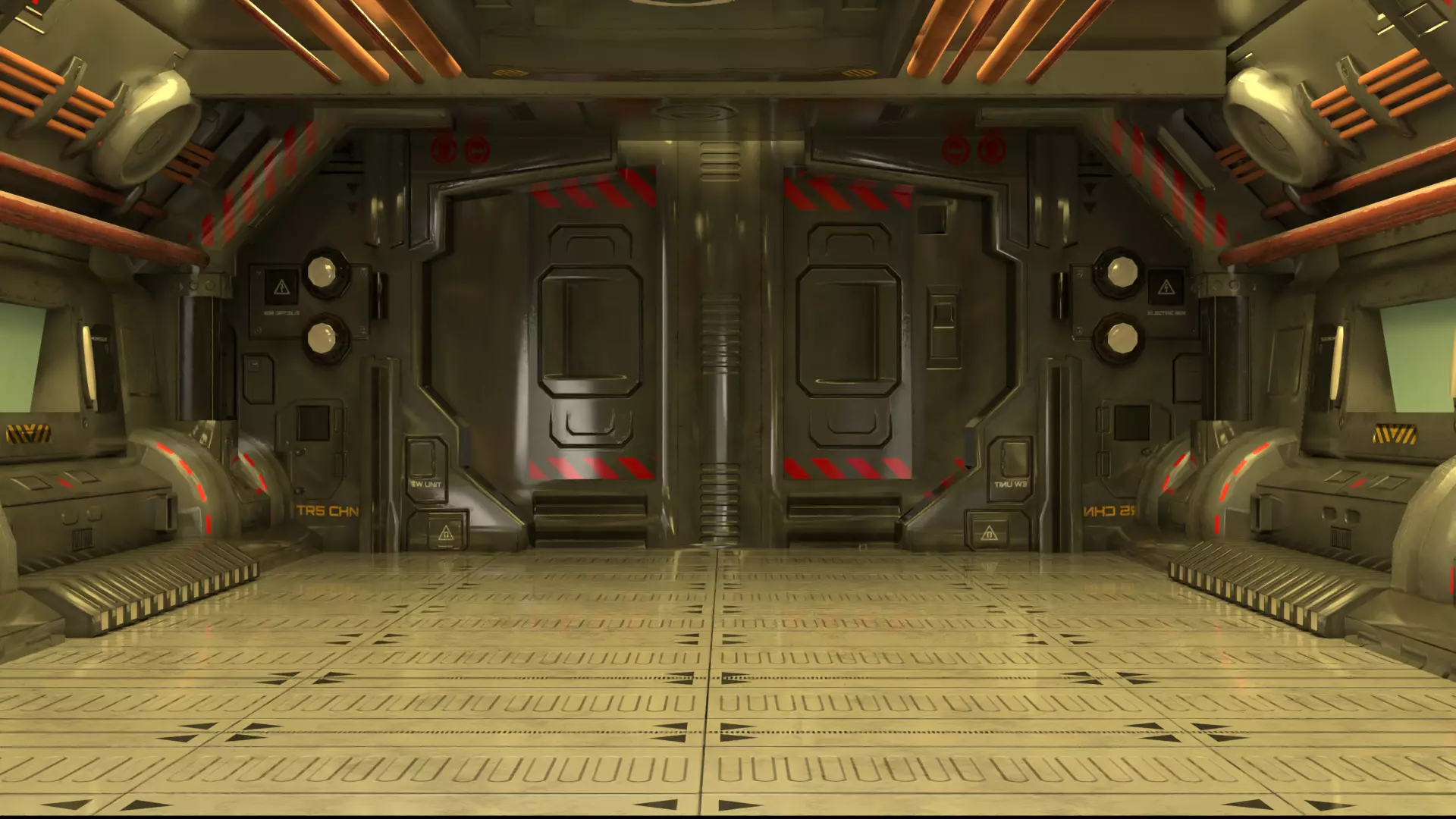 Sci-Fi Interior 3D model_0