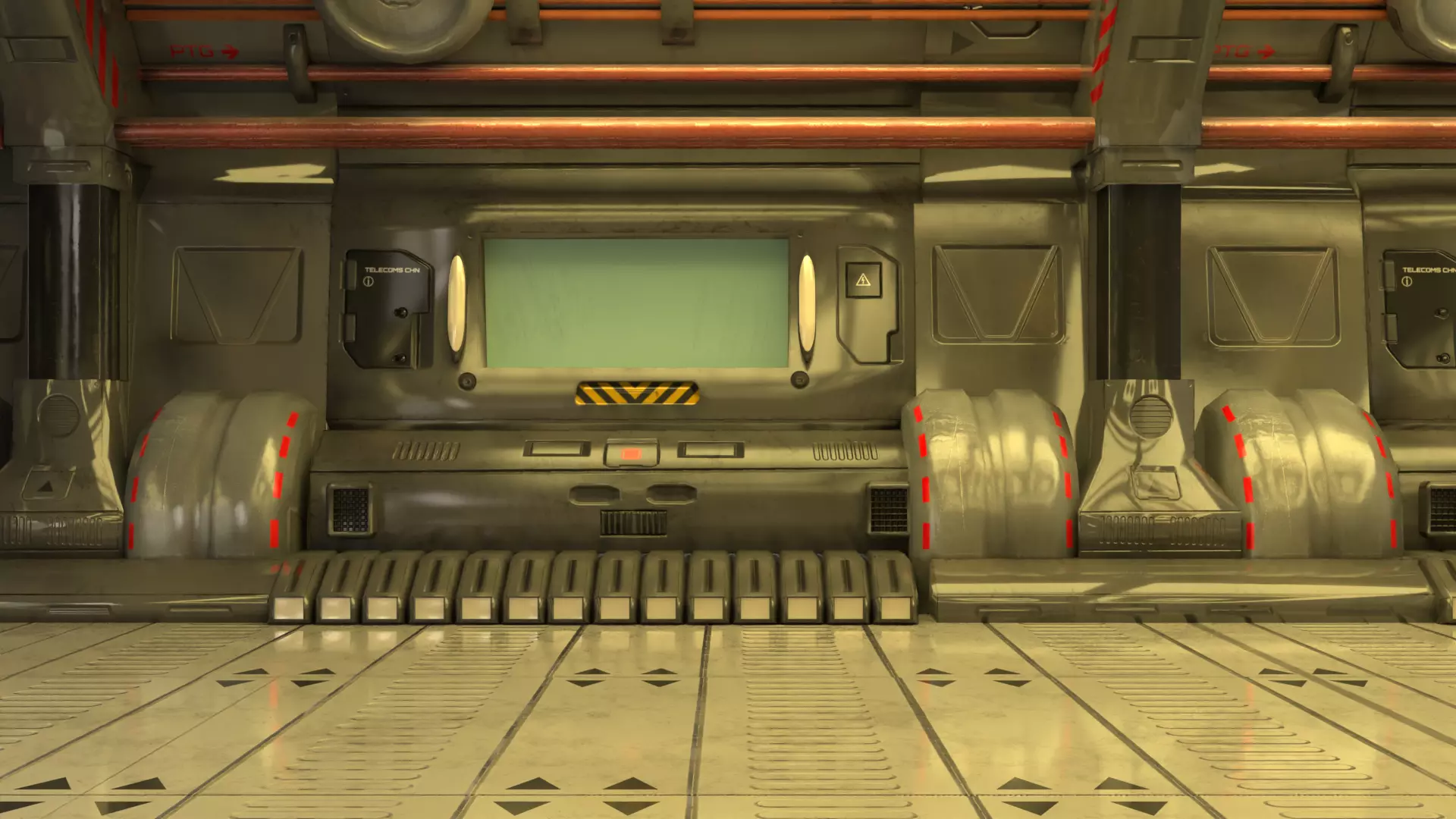 Sci-Fi Interior 3D model_5