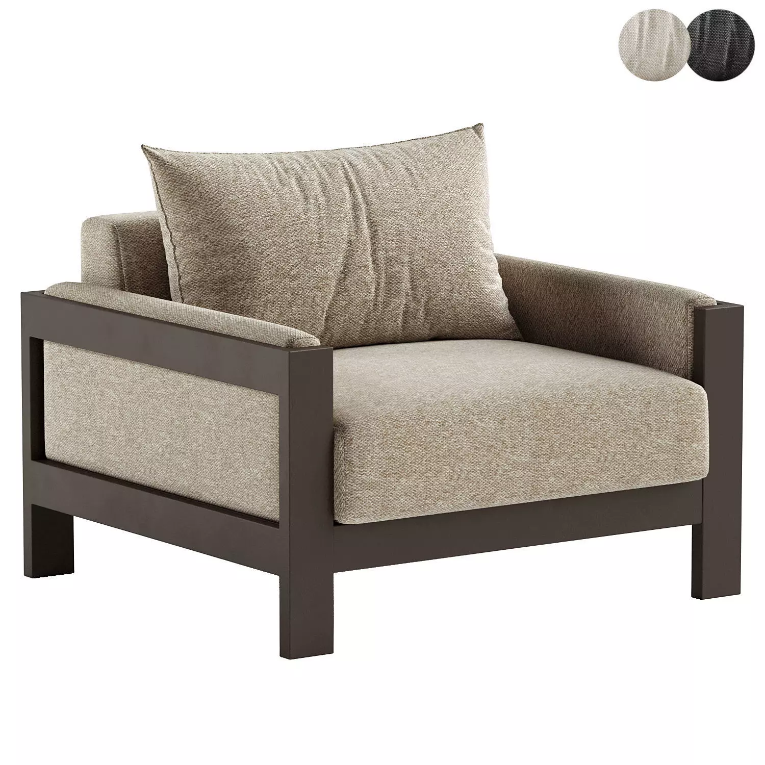 Chapman Outdoor Metal Chair 3D model