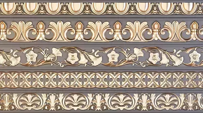 5 Ornament trim 05 3D model