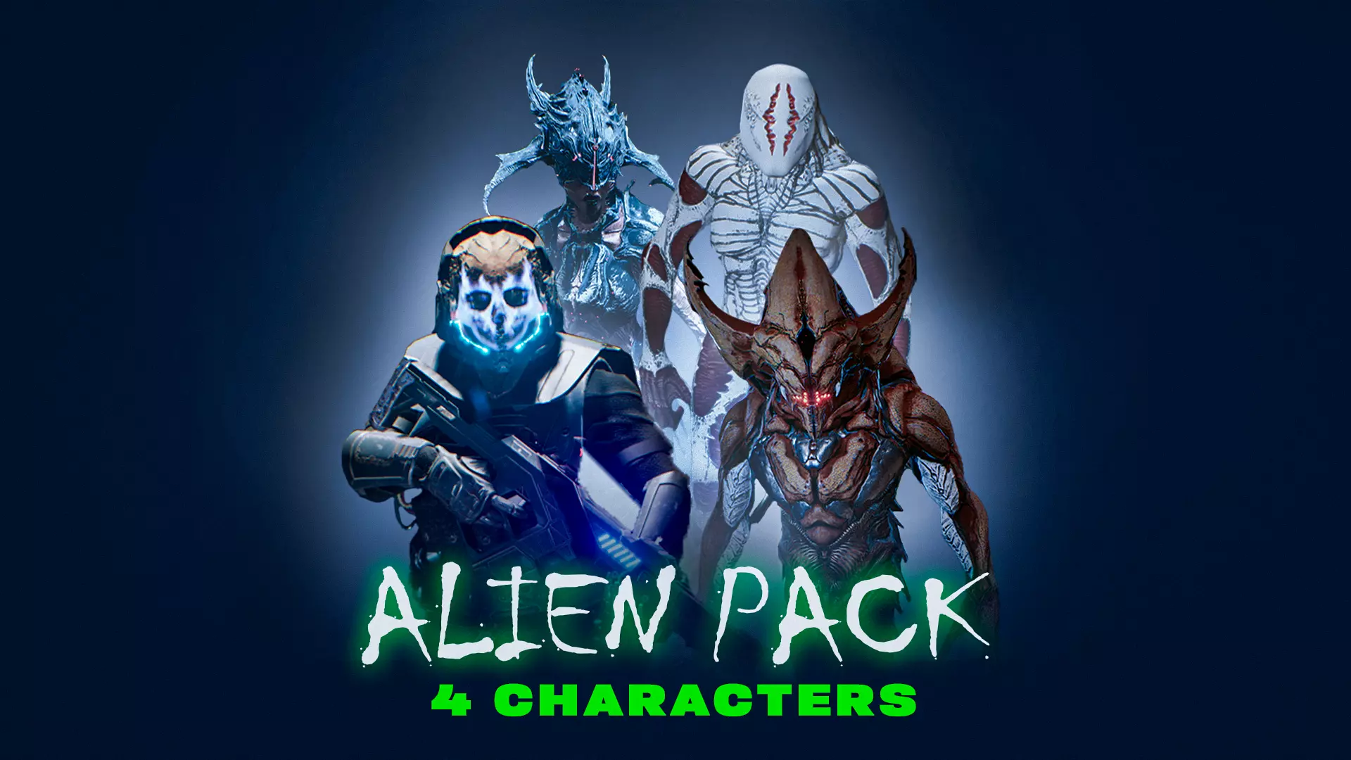 Alien Pack 3D Model Collection_0