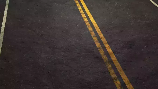 Road 8K PBR Texture Texture 6