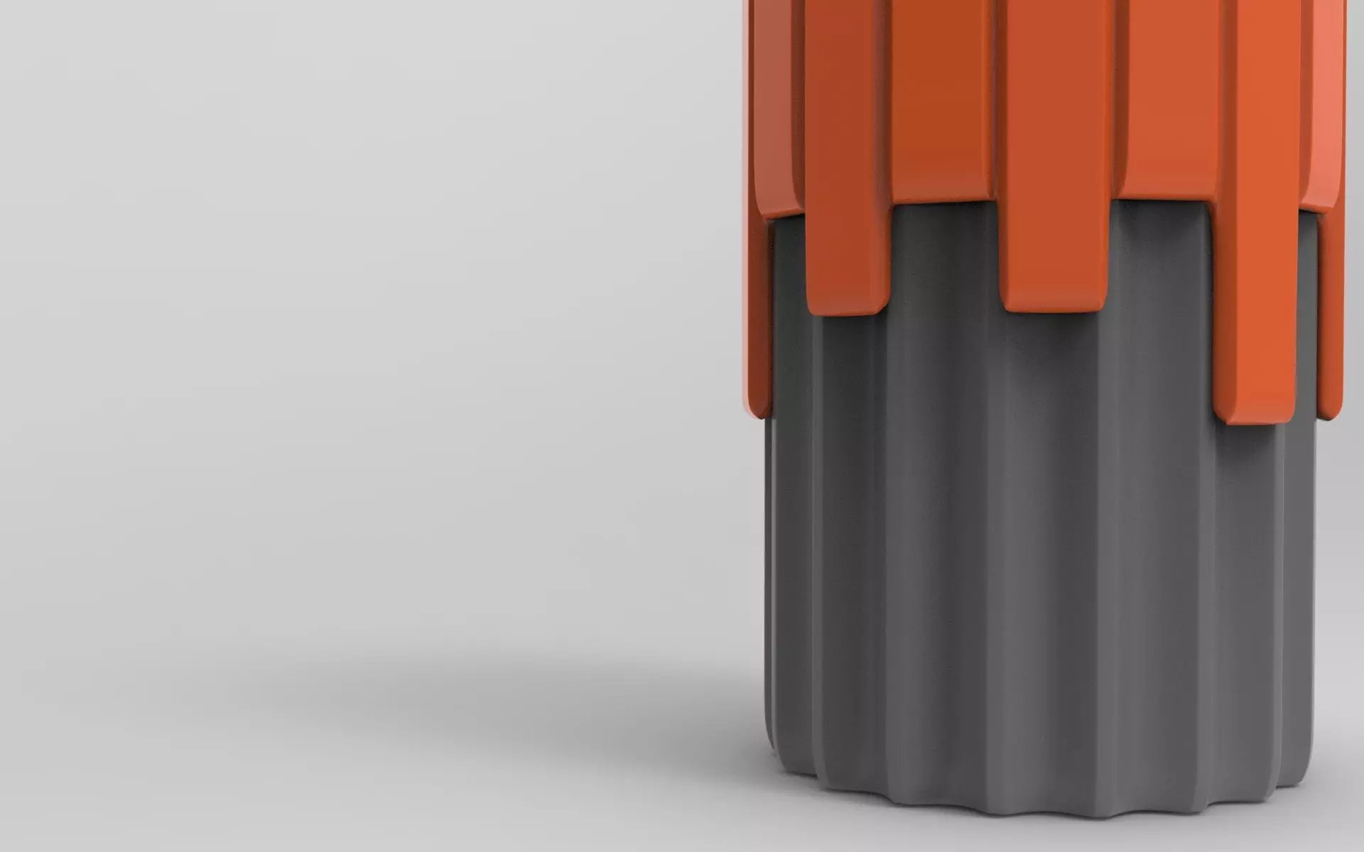 Eggo Plant Pot Low-poly 3D model_4