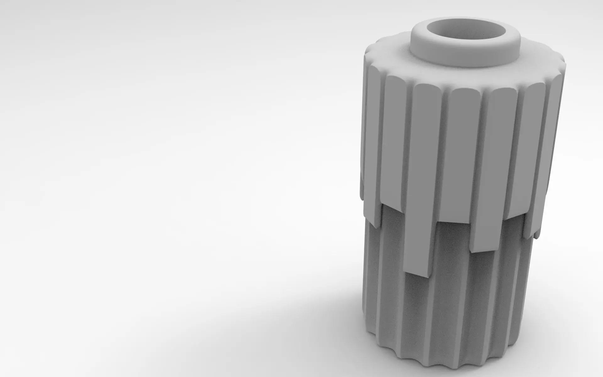 Eggo Plant Pot Low-poly 3D model_7