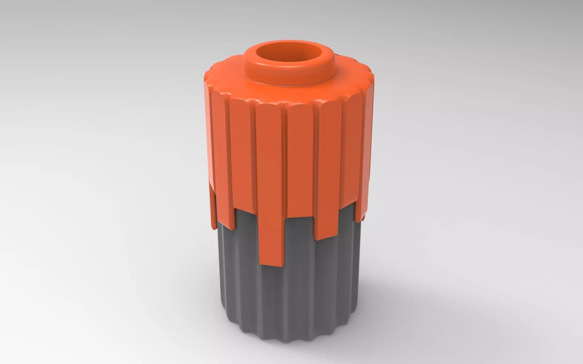 Eggo Plant Pot Low-poly 3D model_0
