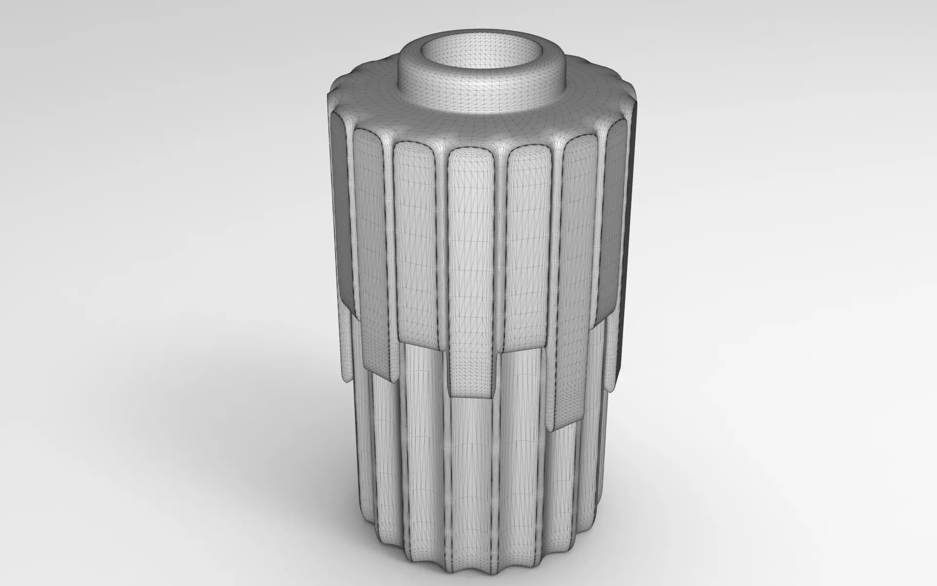 Eggo Plant Pot Low-poly 3D model_5