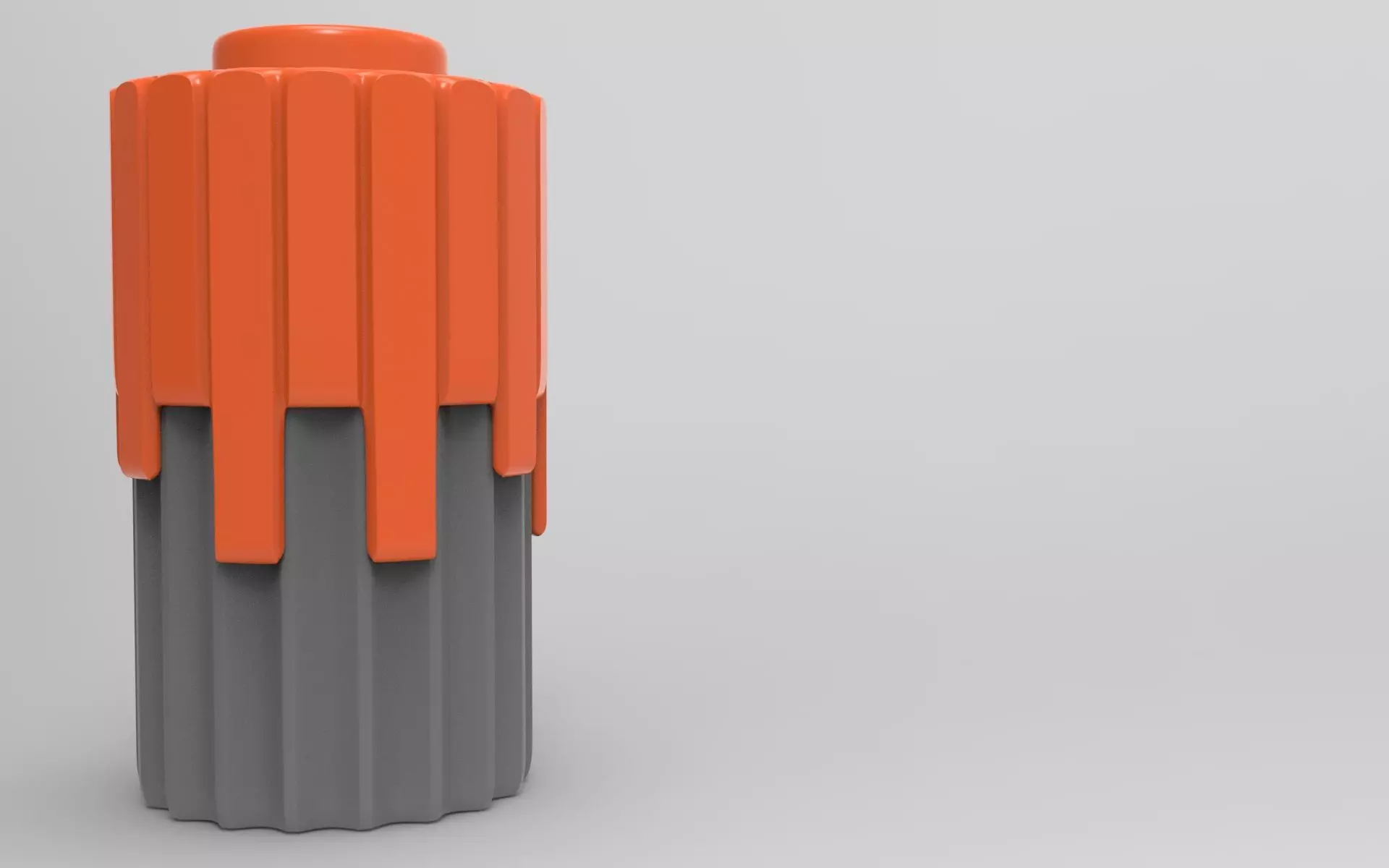 Eggo Plant Pot Low-poly 3D model_2