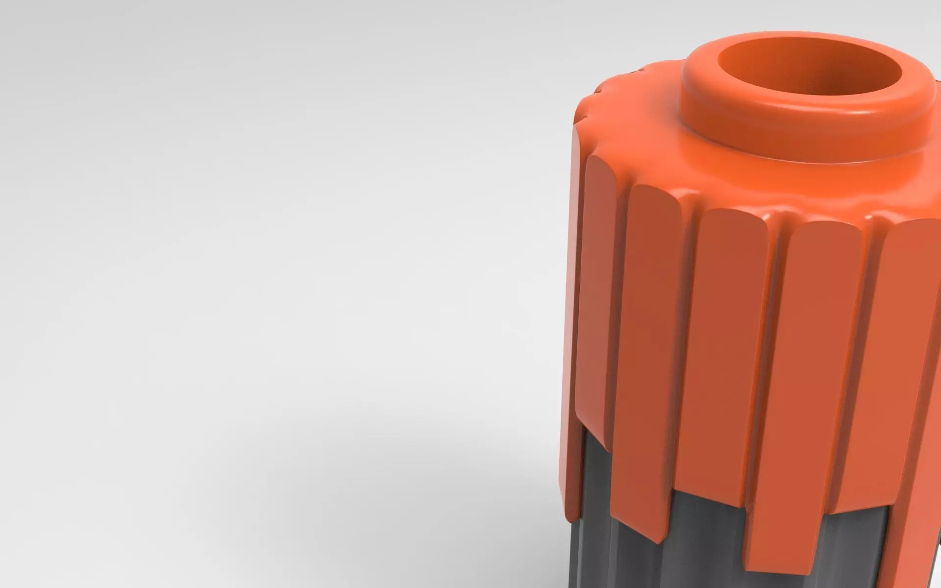 Eggo Plant Pot Low-poly 3D model_3