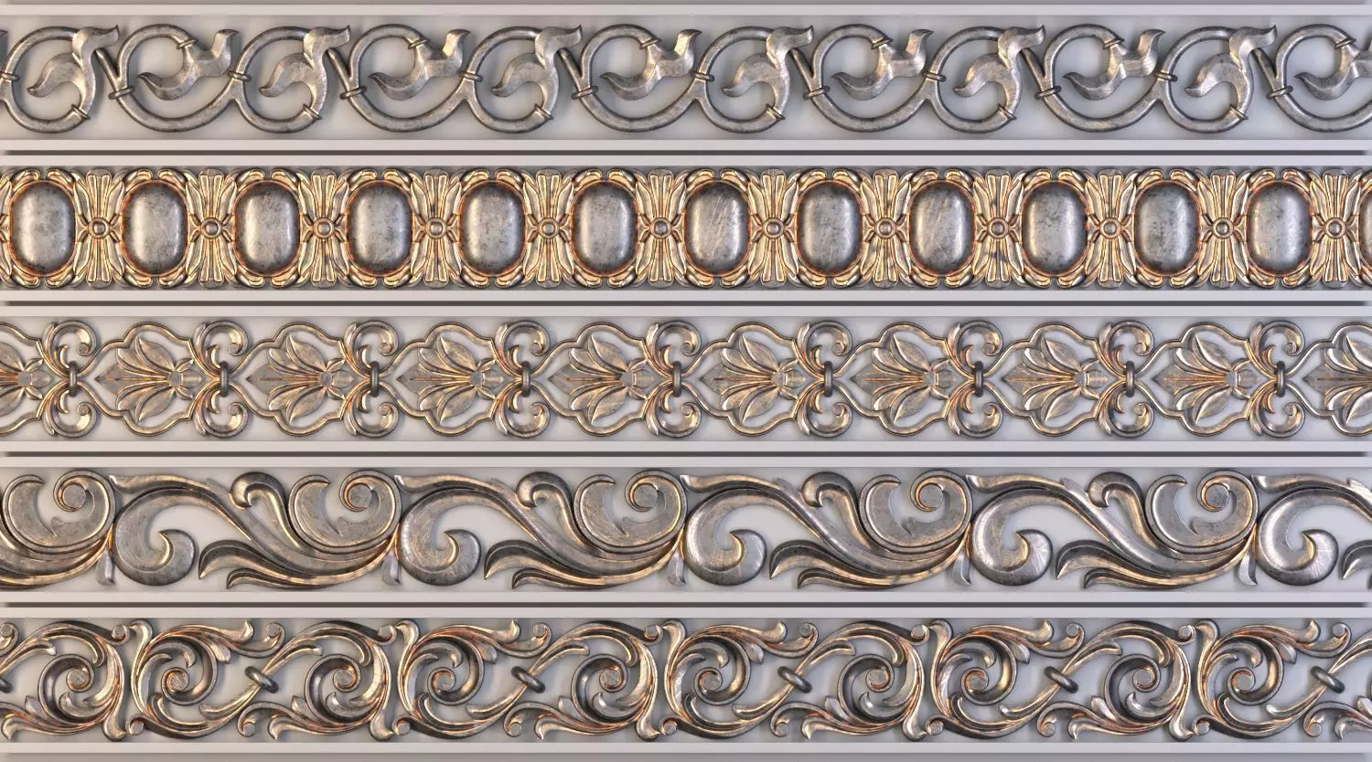 5 Ornament trim 06 3D model 3D model 3D model_1