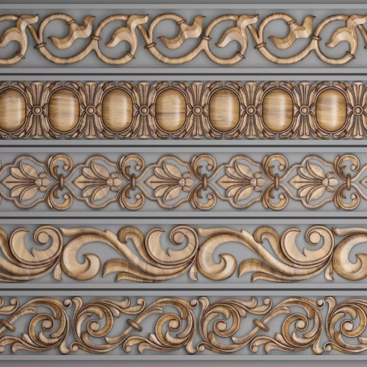 5 Ornament trim 06 3D model 3D model 3D model_2