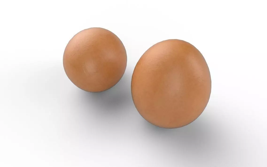 Egg M04 Low-poly 3D model_5