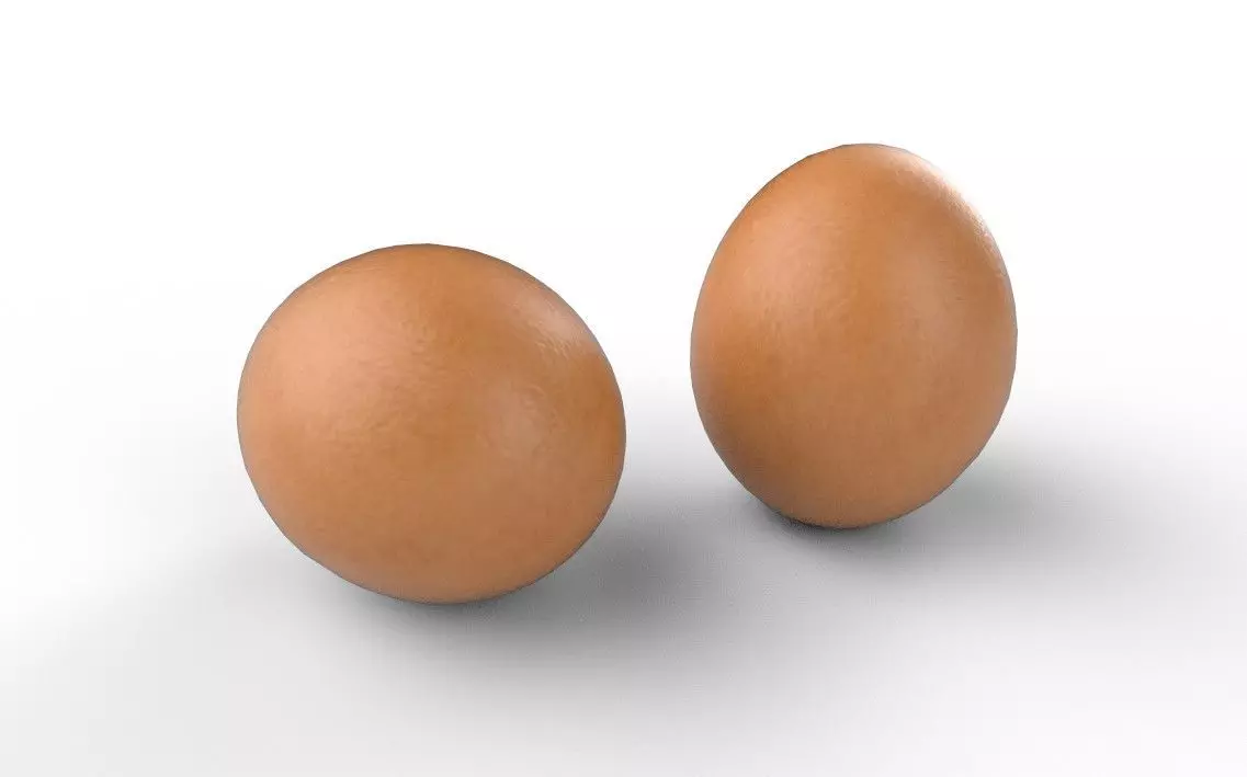 Egg M04 Low-poly 3D model_4