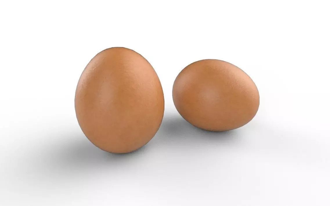 Egg M04 Low-poly 3D model_0