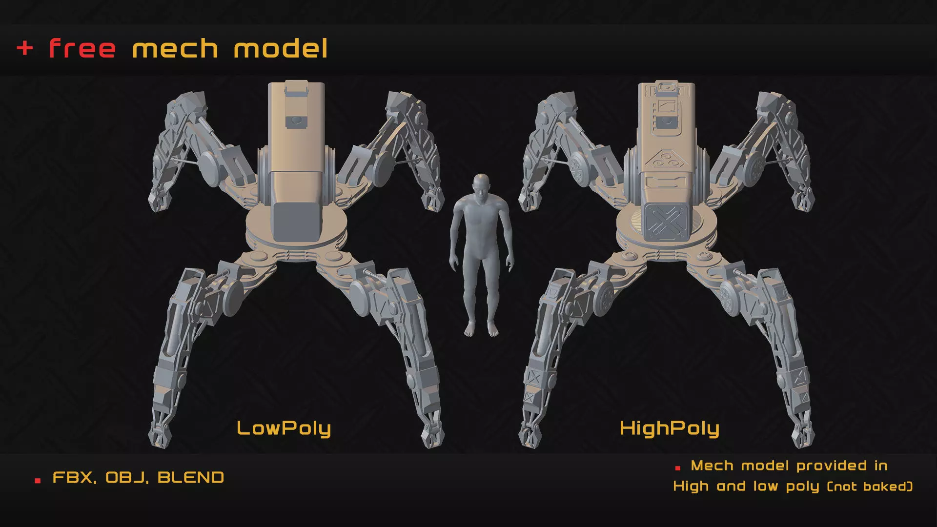 200 Hardsurface ALPHA and FREE mech model 2 Texture_8