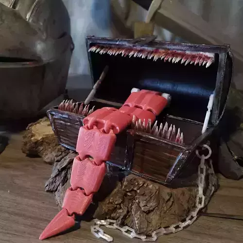 Mimic chest Flexi - Articulated - Dark souls