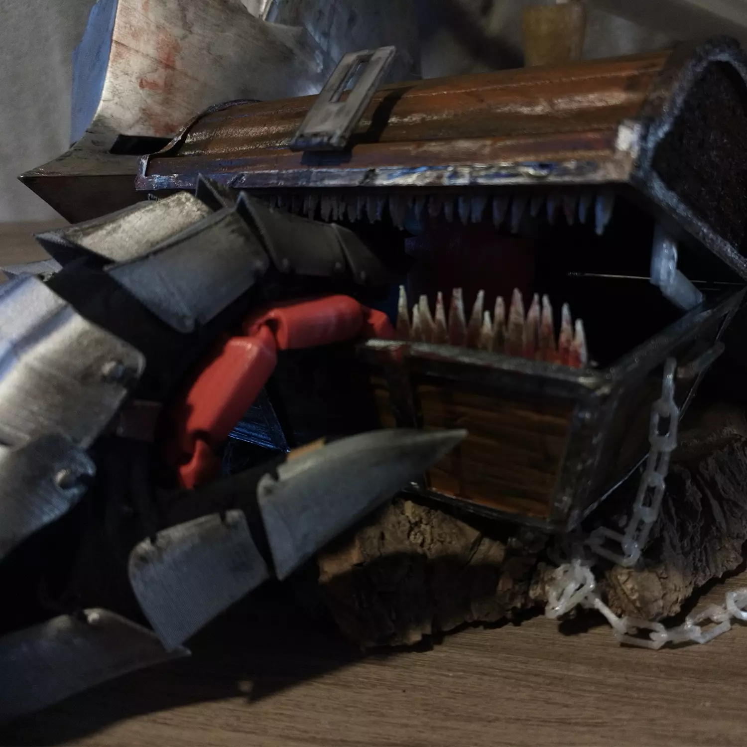 Mimic chest Flexi - Articulated - Dark souls 3D print model_3