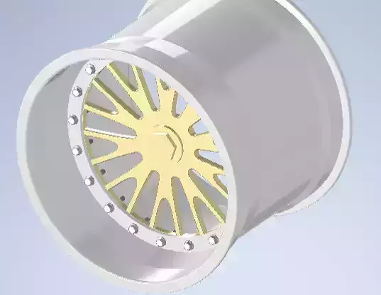 3D MODEL BBS RIM LE MANS STYLE 