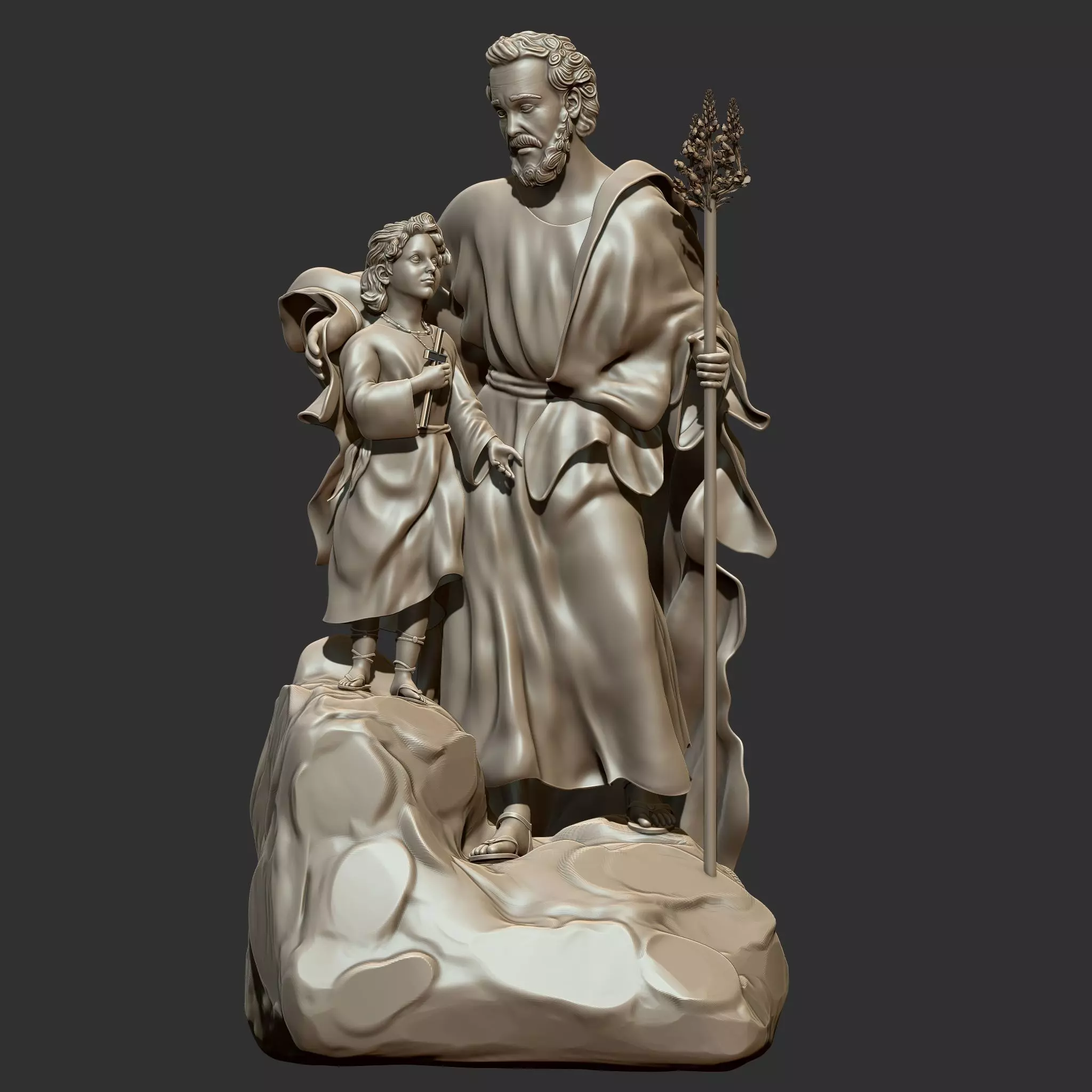 Jesus Christ 3D Printable Statue 3D print model