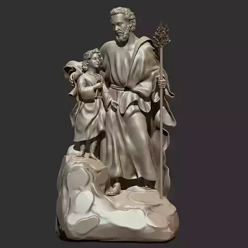 Jesus Christ 3D Printable Statue