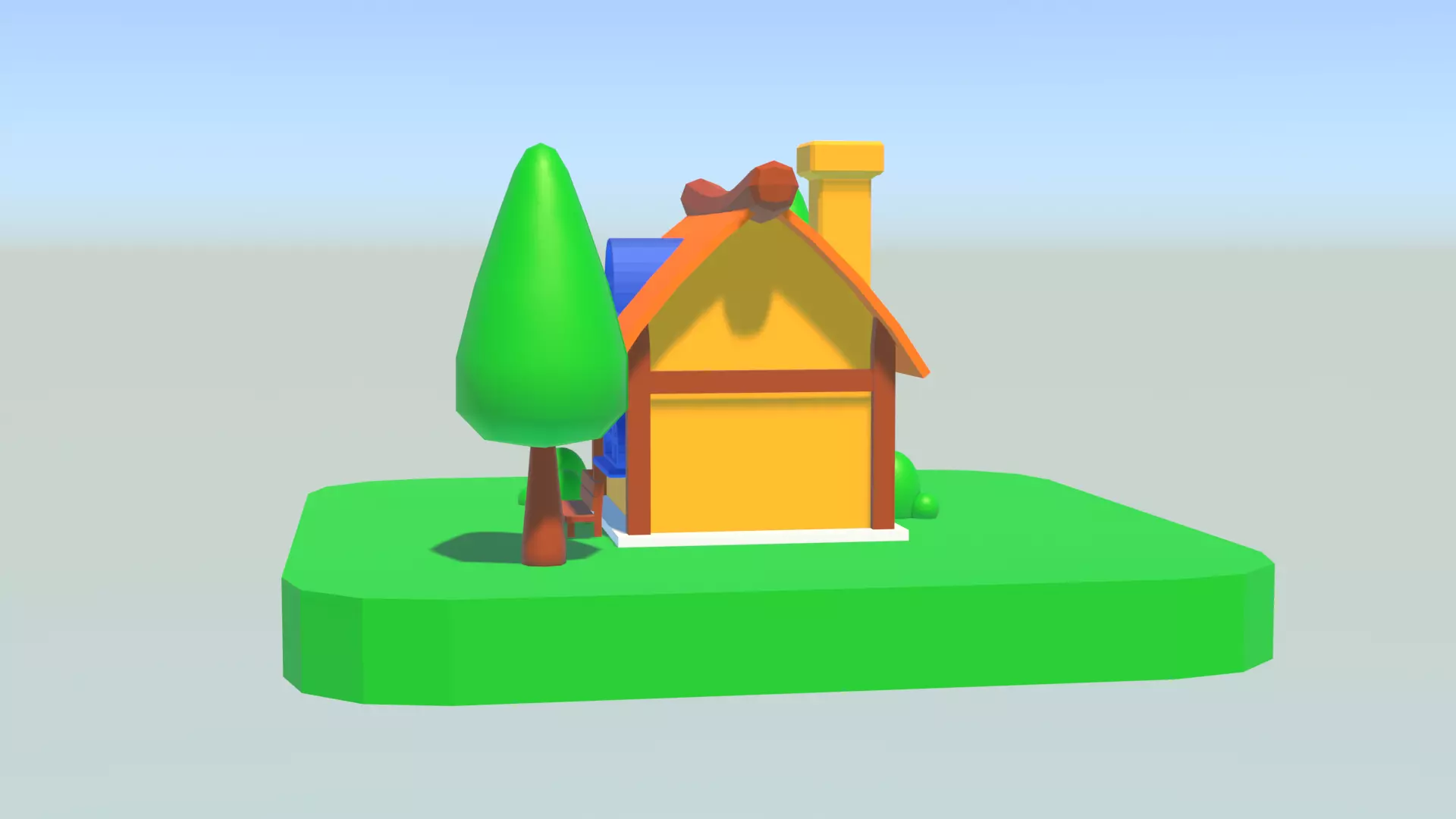 House  Free low-poly 3D model_4