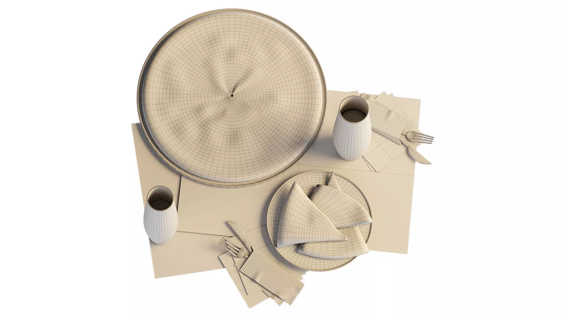 Set pizzeria 3D model_5