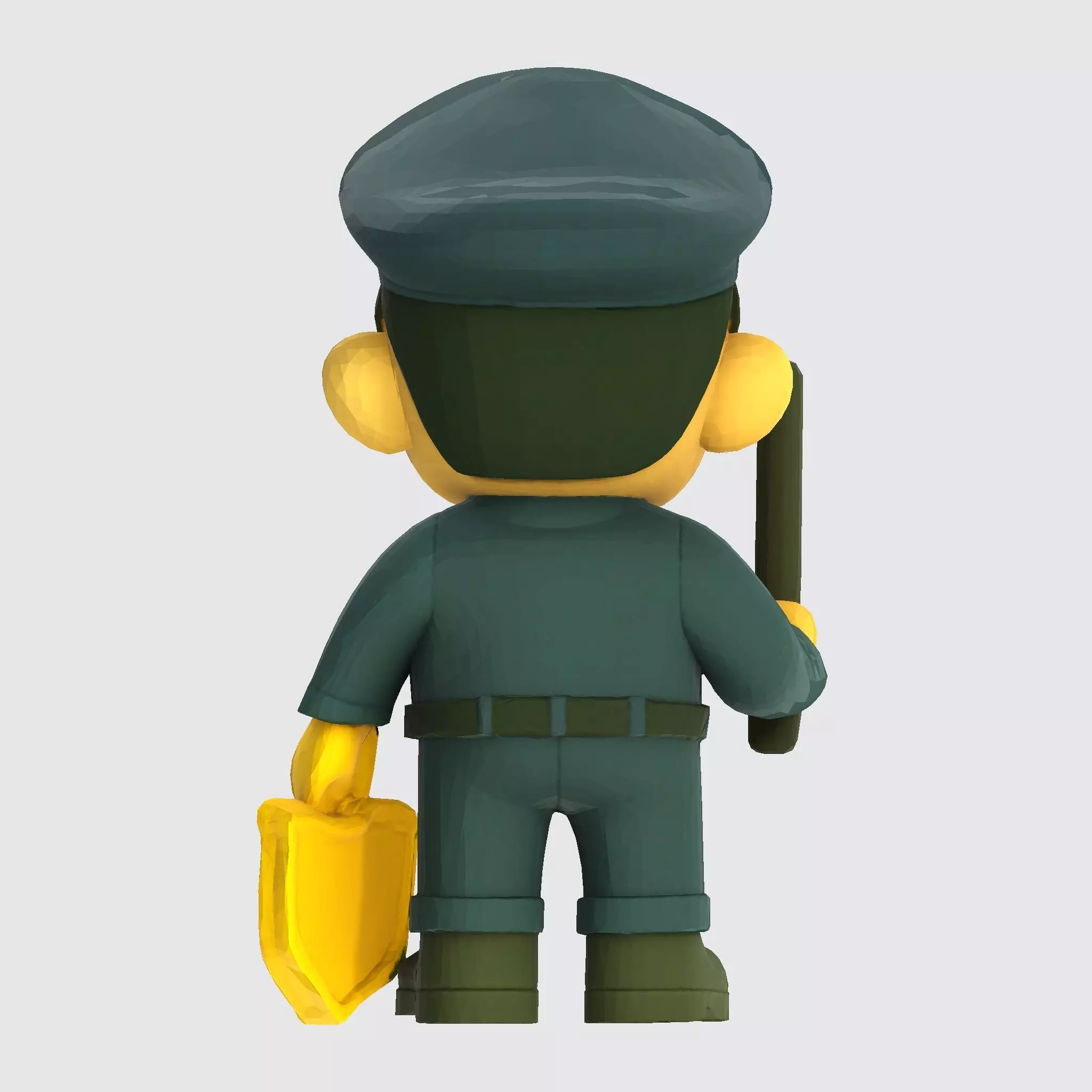 Cute Police Officer 3D Character 3D print model_46