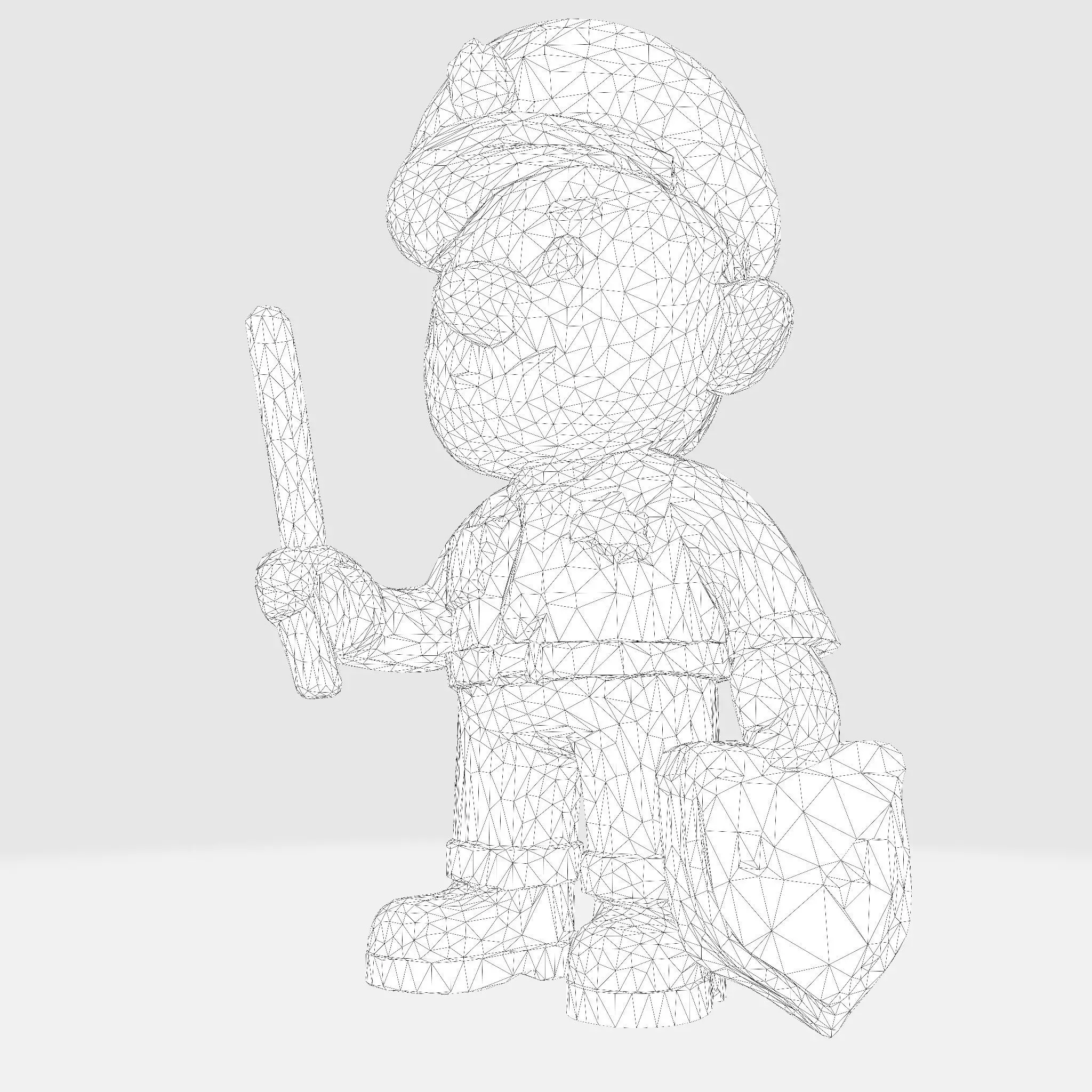 Cute Police Officer 3D Character 3D print model_44