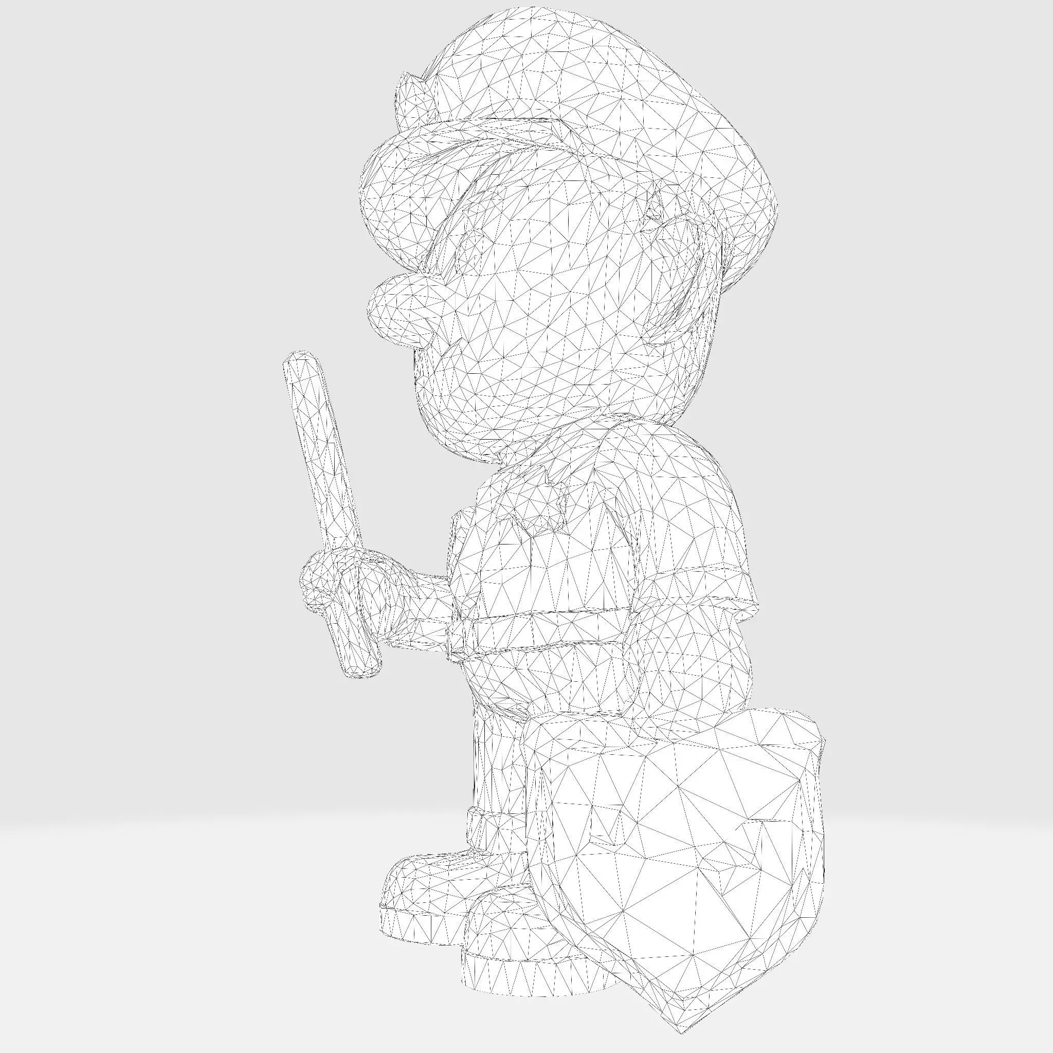 Cute Police Officer 3D Character 3D print model_45