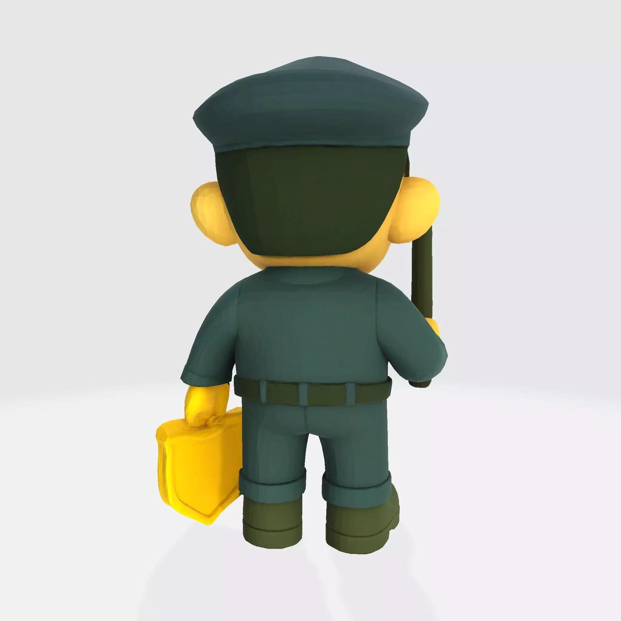 Cute Police Officer 3D Character 3D print model_6