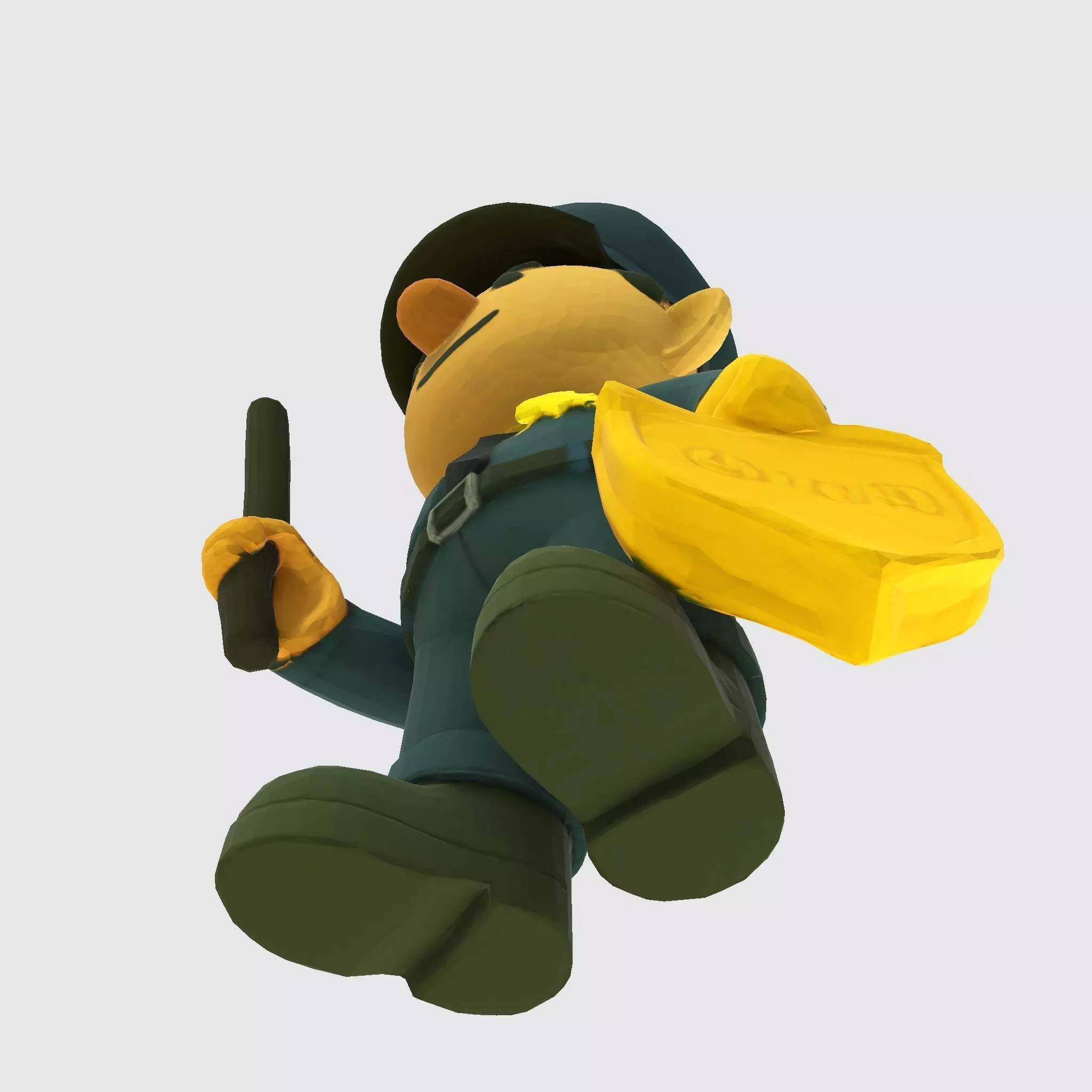 Cute Police Officer 3D Character 3D print model_22