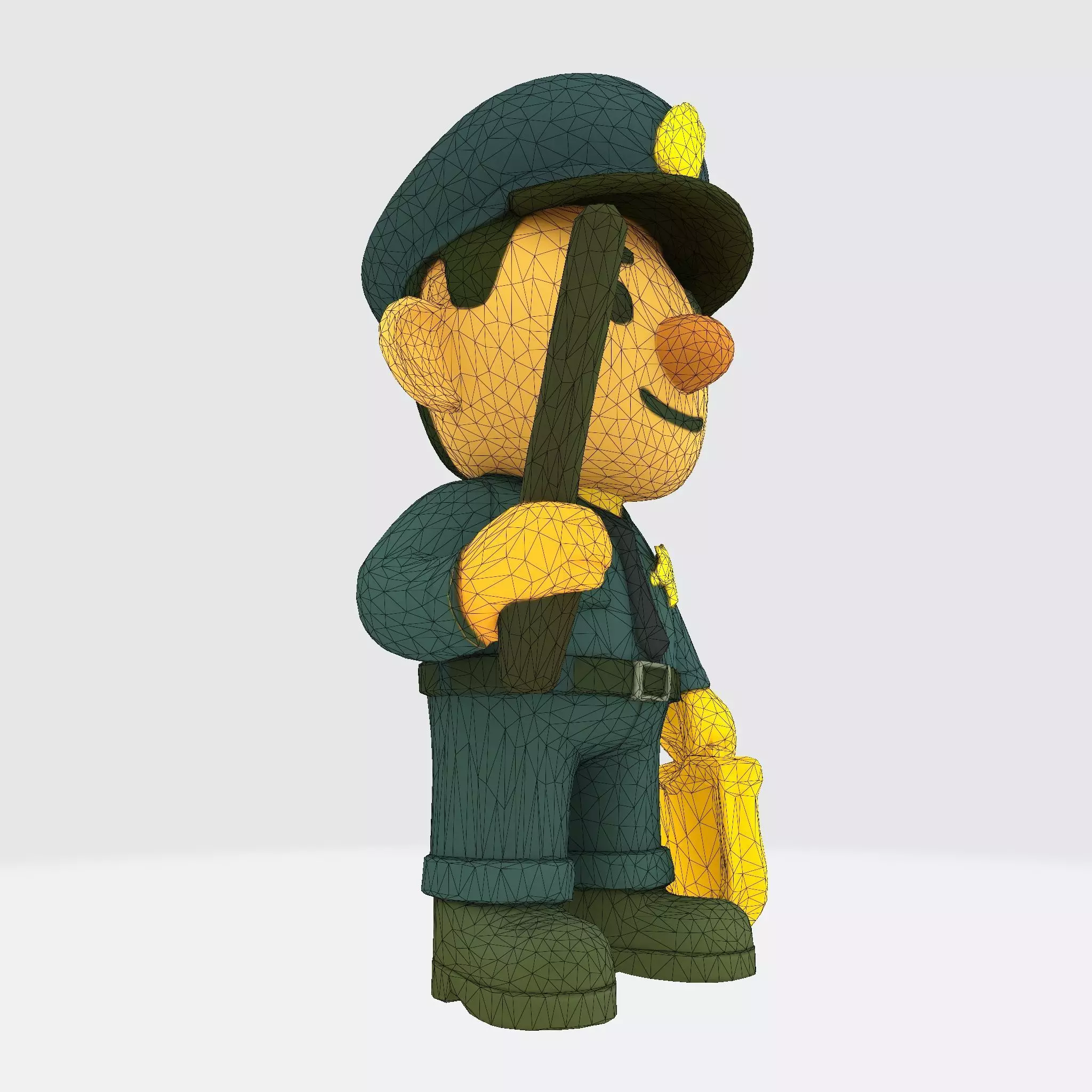 Cute Police Officer 3D Character 3D print model_31
