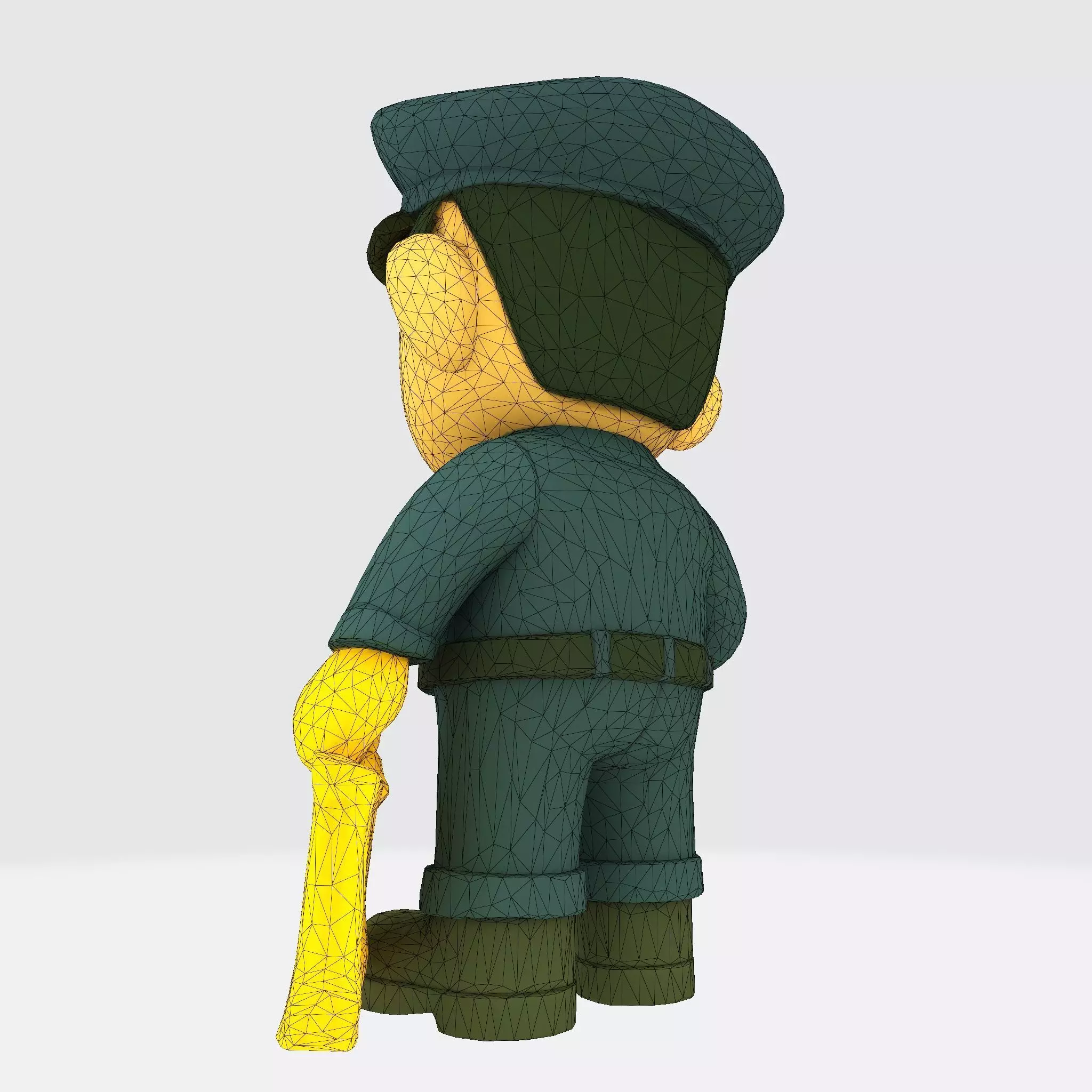 Cute Police Officer 3D Character 3D print model_35
