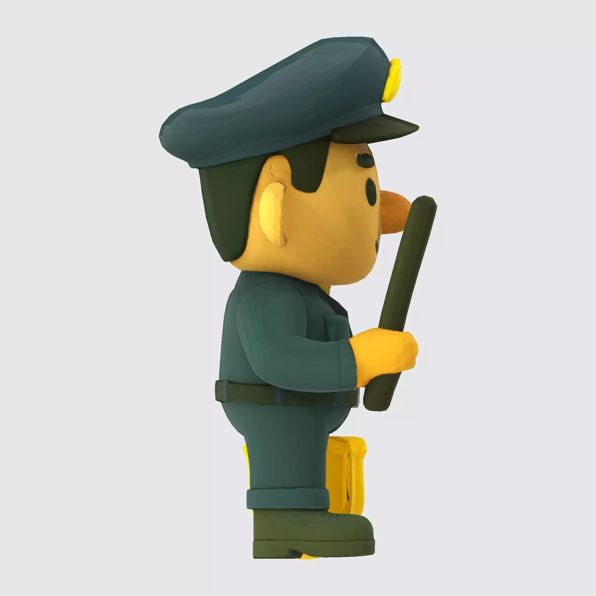 Cute Police Officer 3D Character 3D print model_47