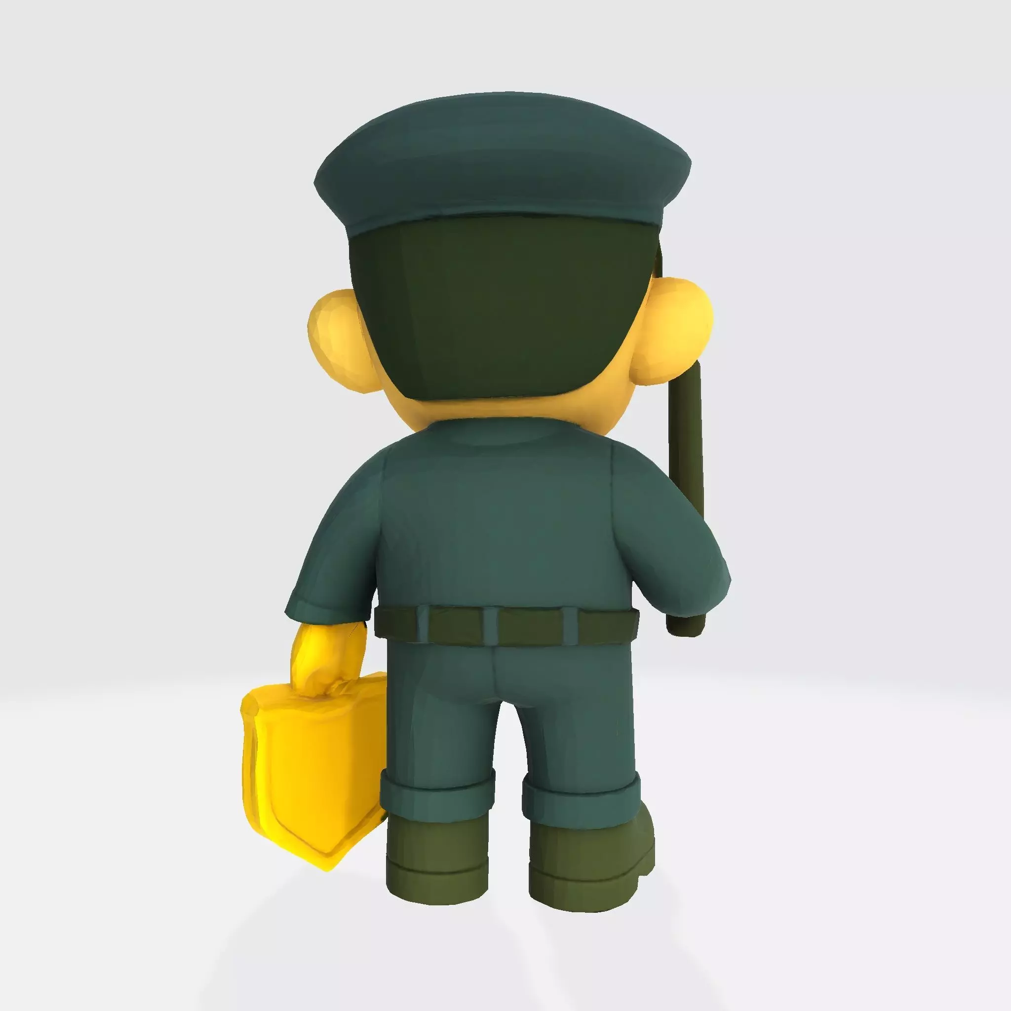 Cute Police Officer 3D Character 3D print model_17