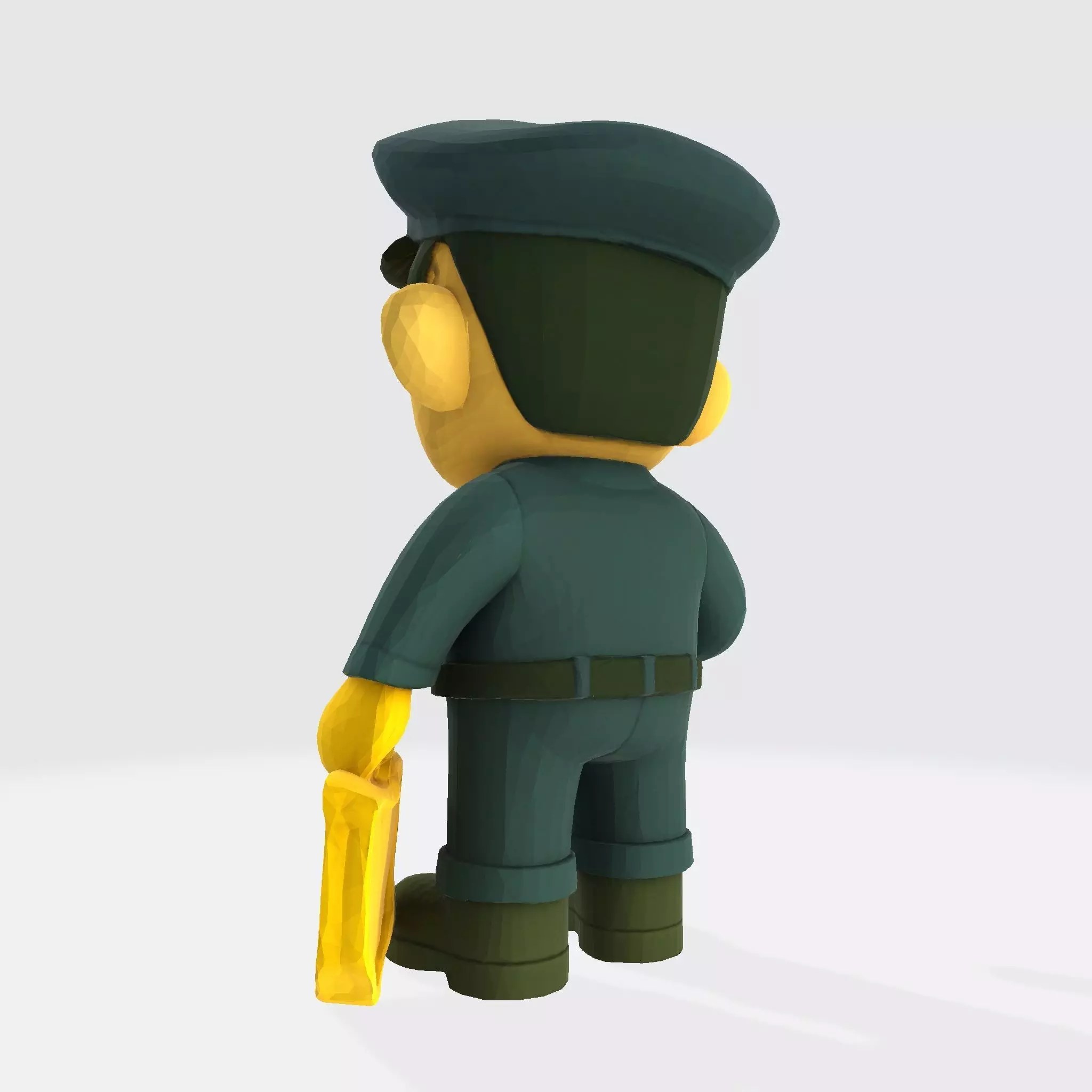 Cute Police Officer 3D Character 3D print model_16