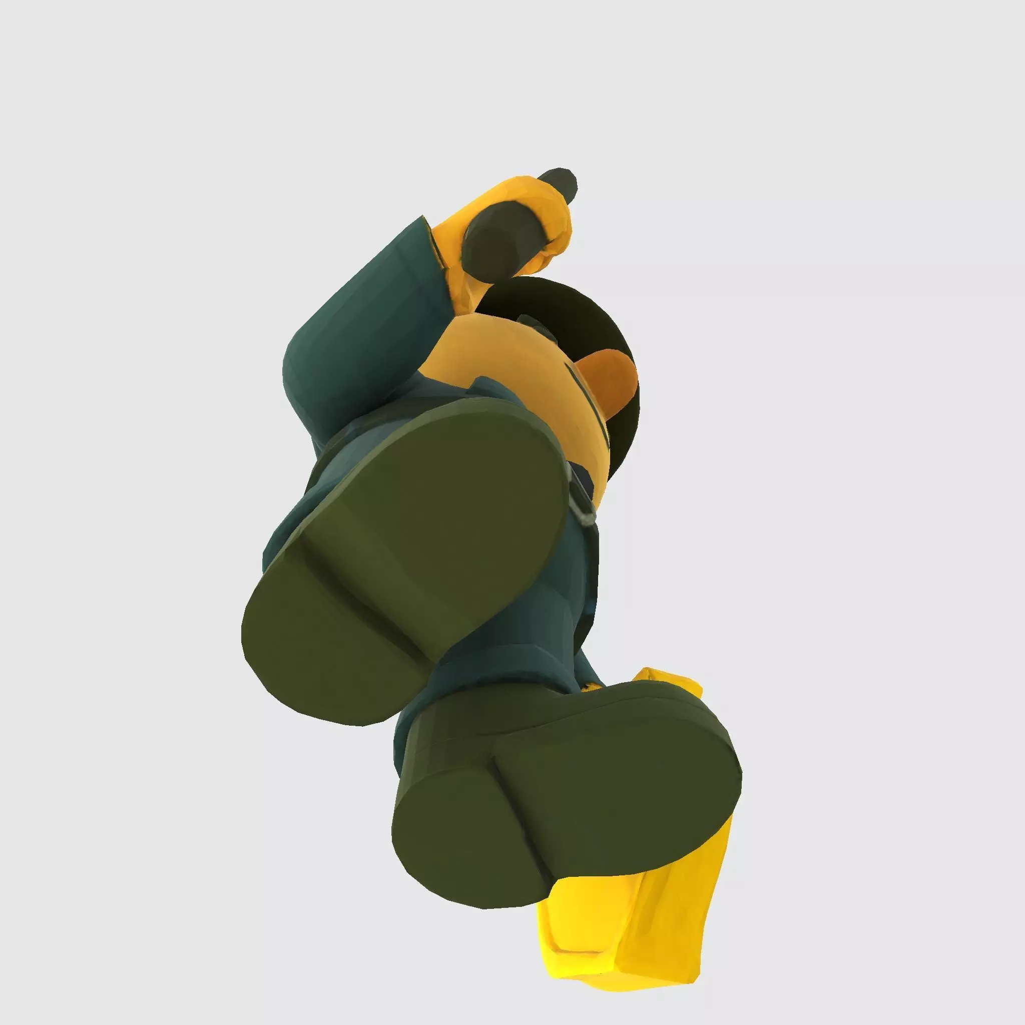 Cute Police Officer 3D Character 3D print model_26