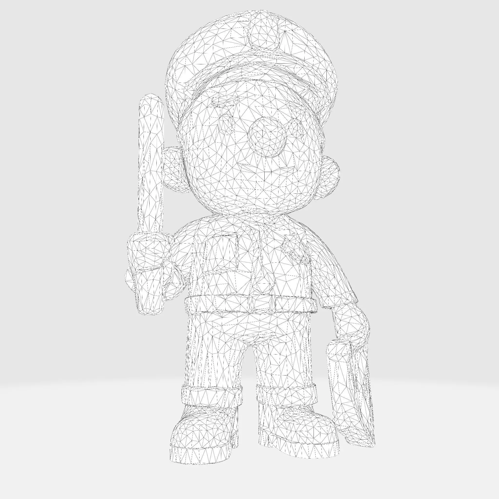 Cute Police Officer 3D Character 3D print model_43