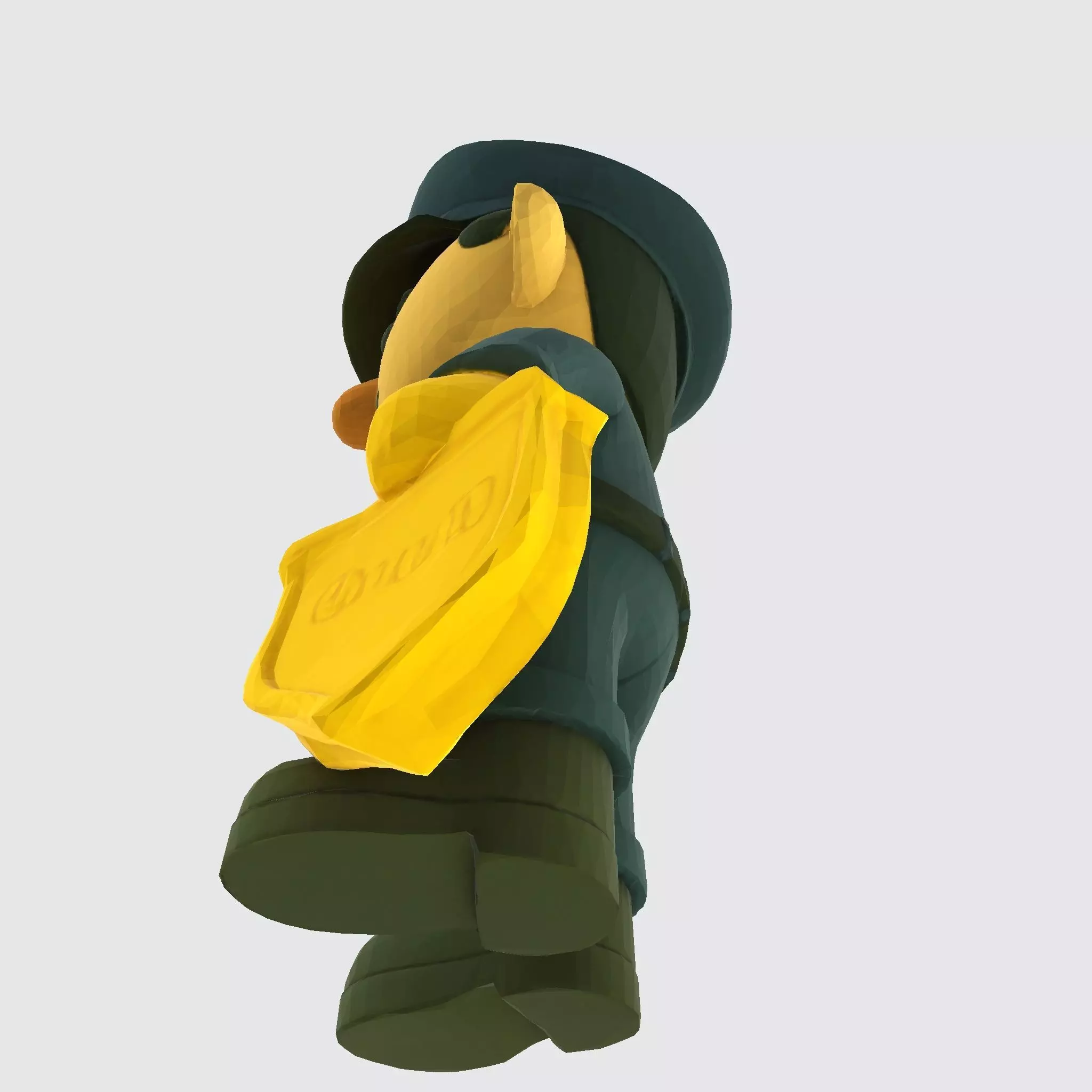 Cute Police Officer 3D Character 3D print model_23