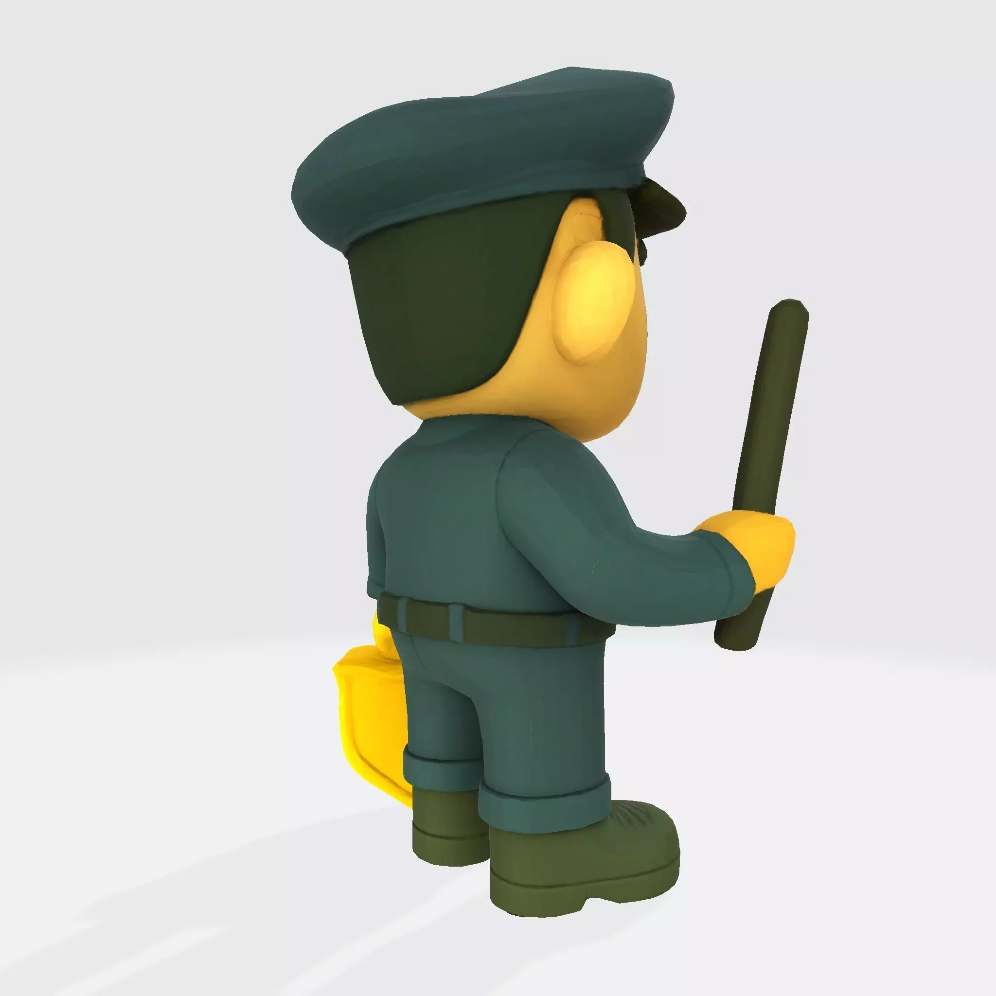 Cute Police Officer 3D Character 3D print model_18