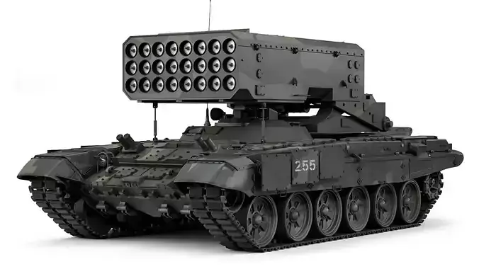 TOS-1A Solntsepek 2020 3D model