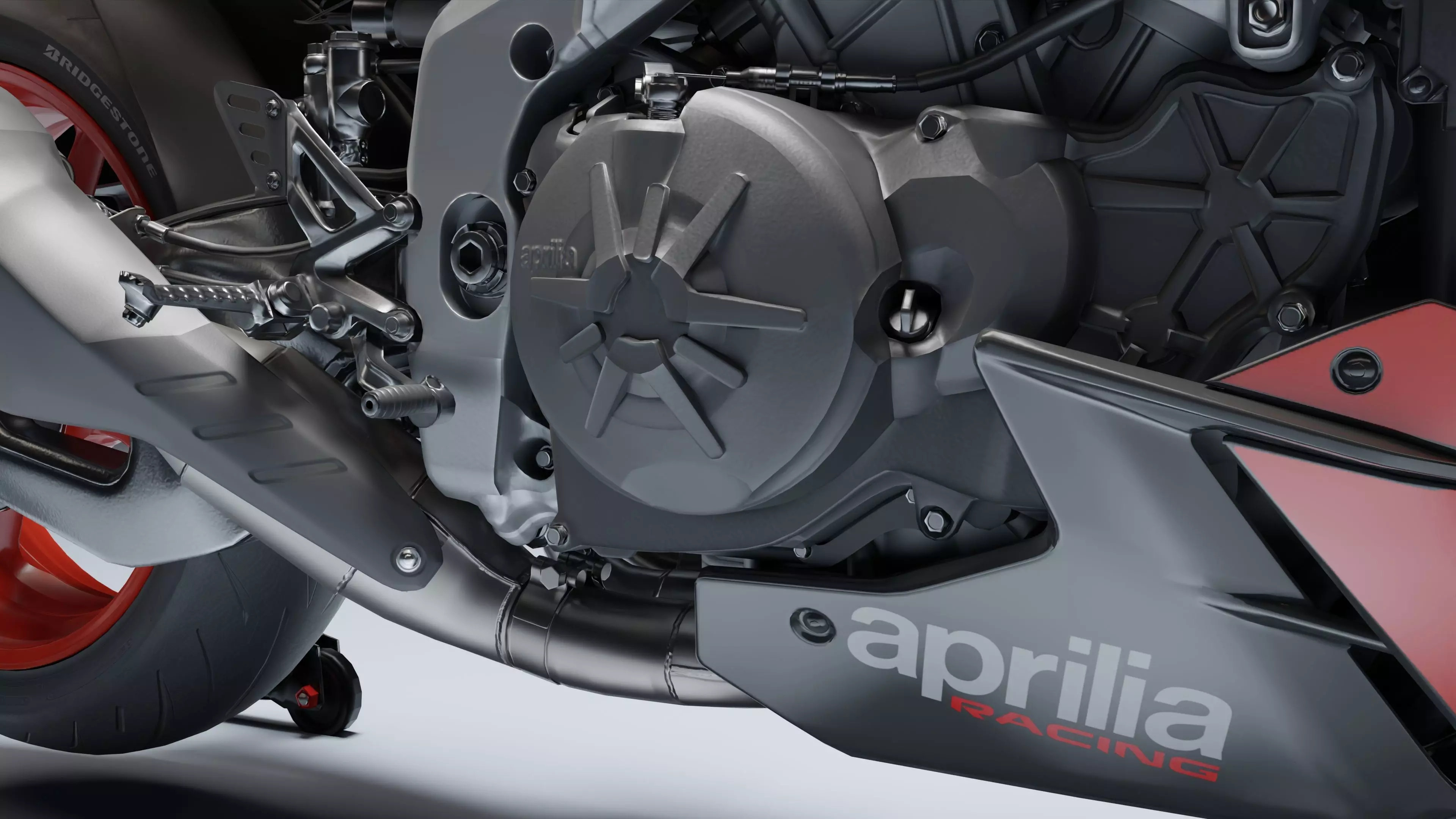 Aprilia Tuono V4 Factory E5 2021 Low-poly 3D model_14