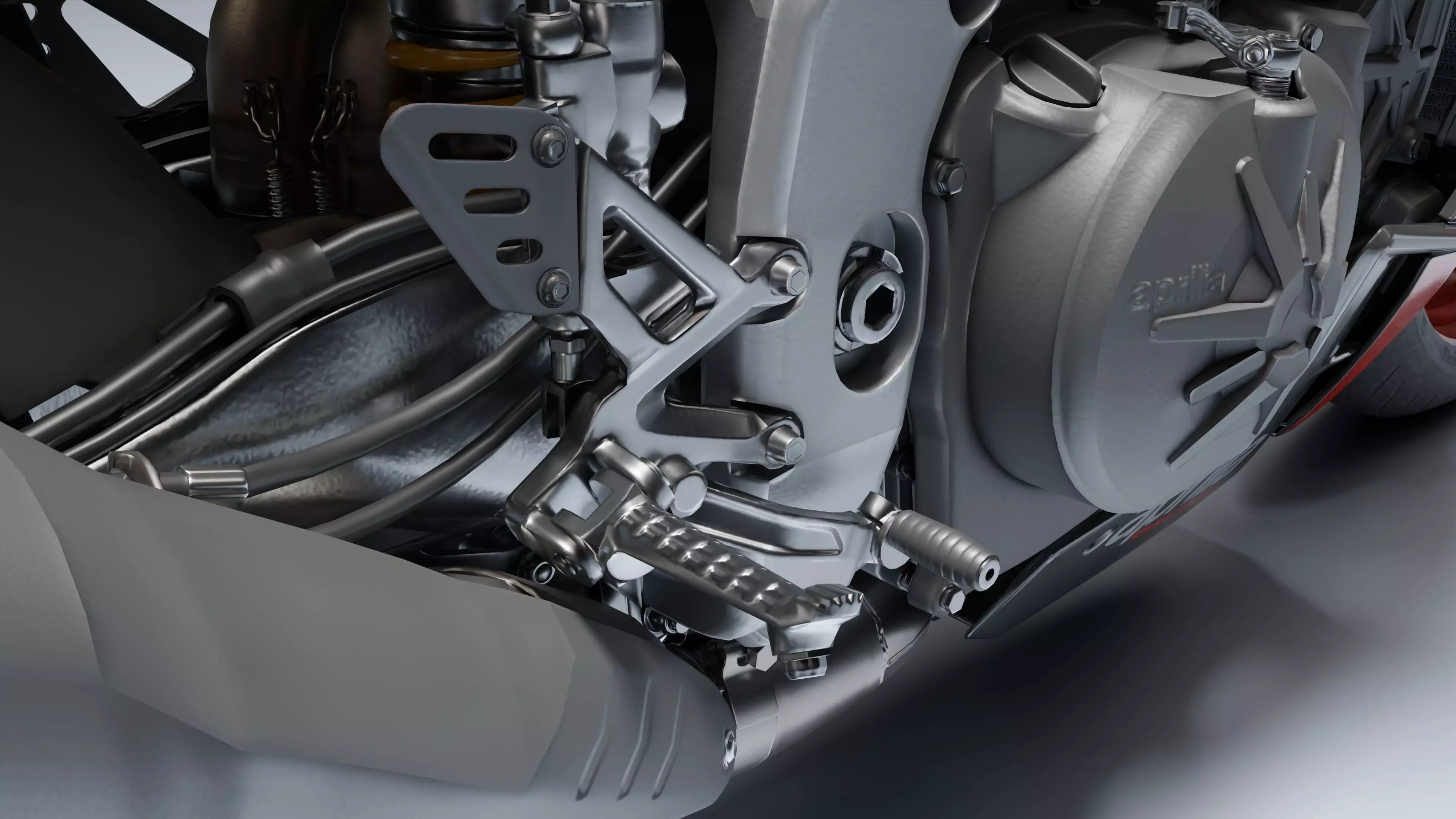 Aprilia Tuono V4 Factory E5 2021 Low-poly 3D model_15