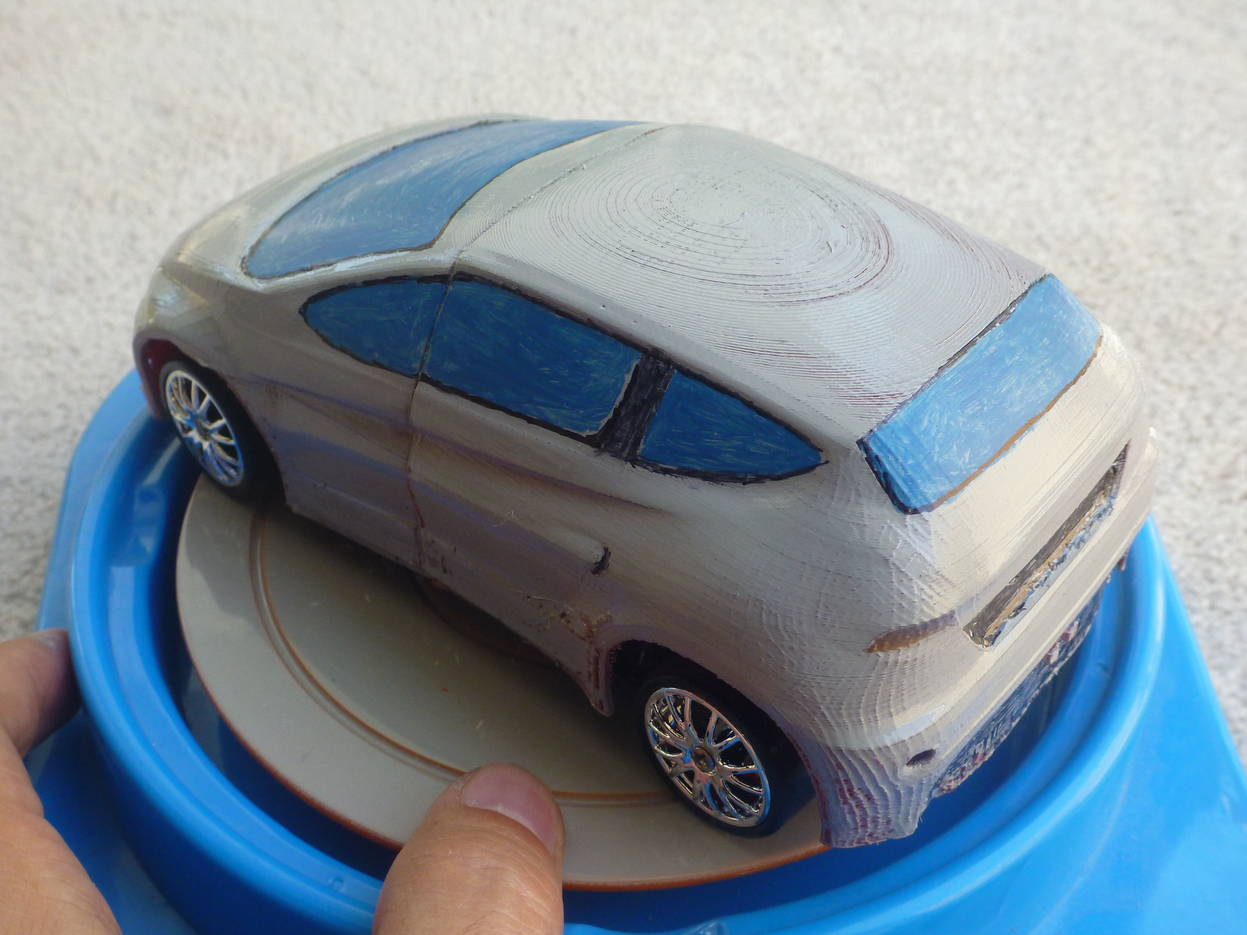 RC Car Replacement Body For Amazon drift car 1 24 scale  3D print model_8