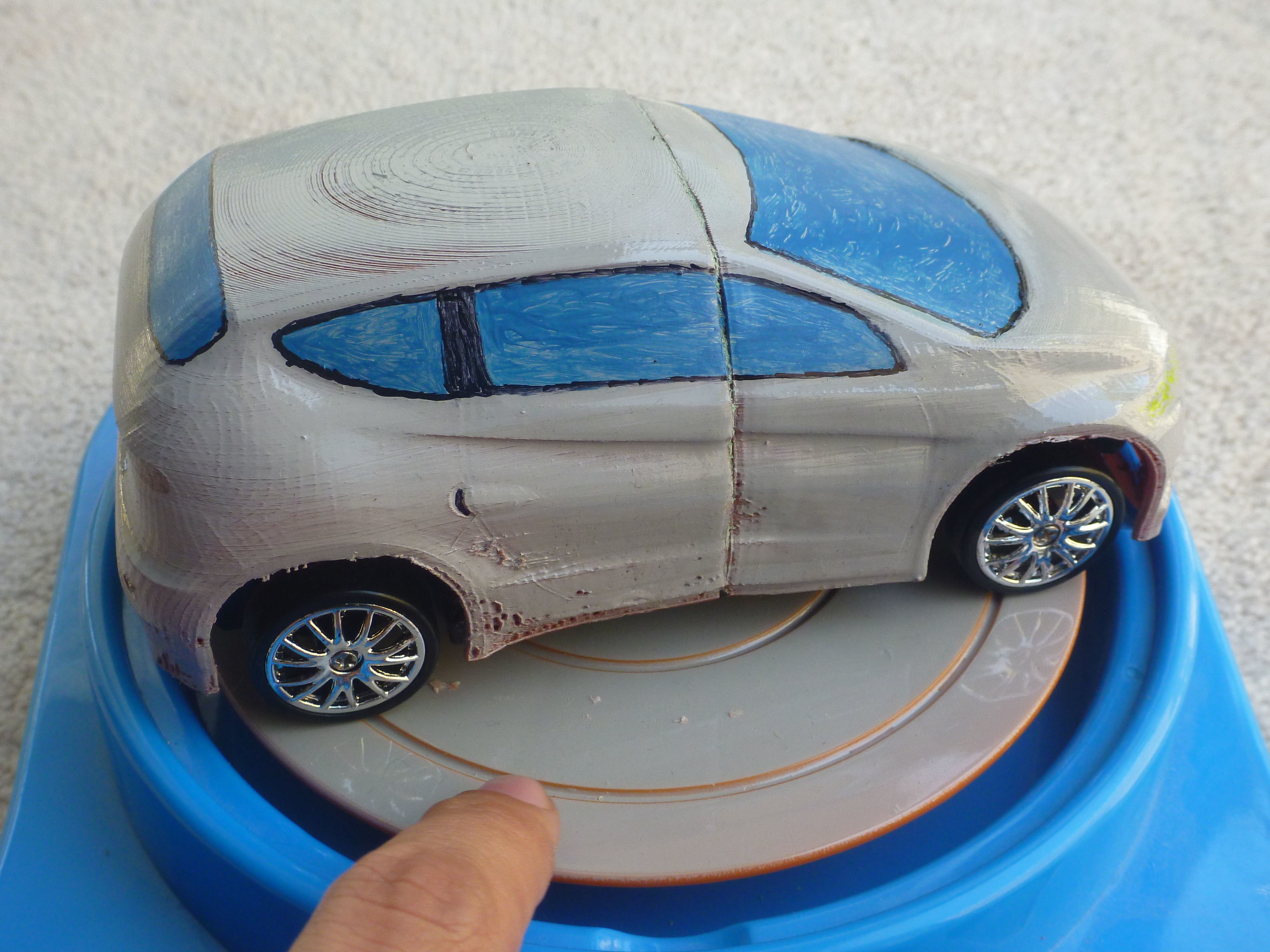 RC Car Replacement Body For Amazon drift car 1 24 scale  3D print model_6