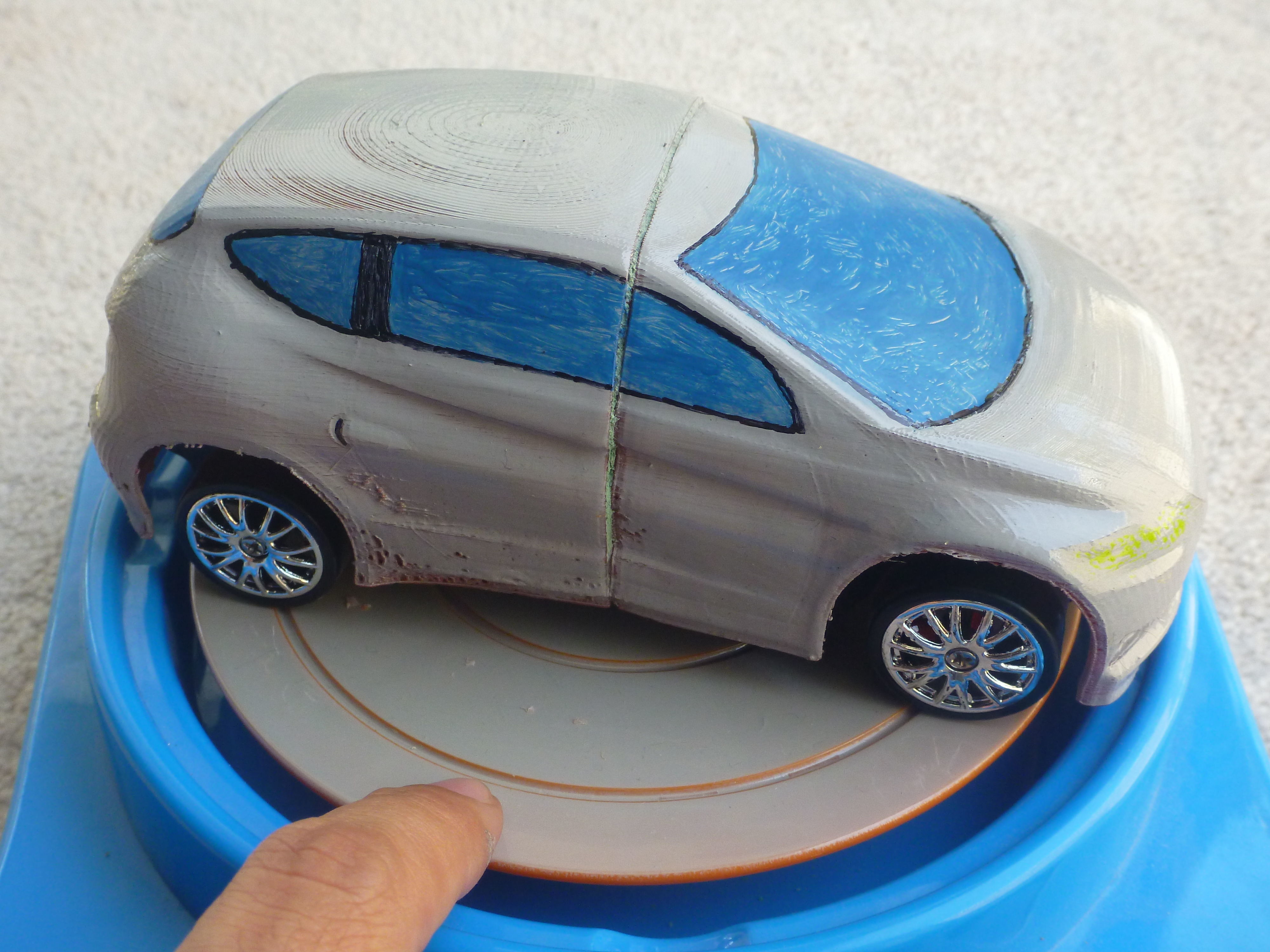 RC Car Replacement Body For Amazon drift car 1 24 scale  3D print model_7