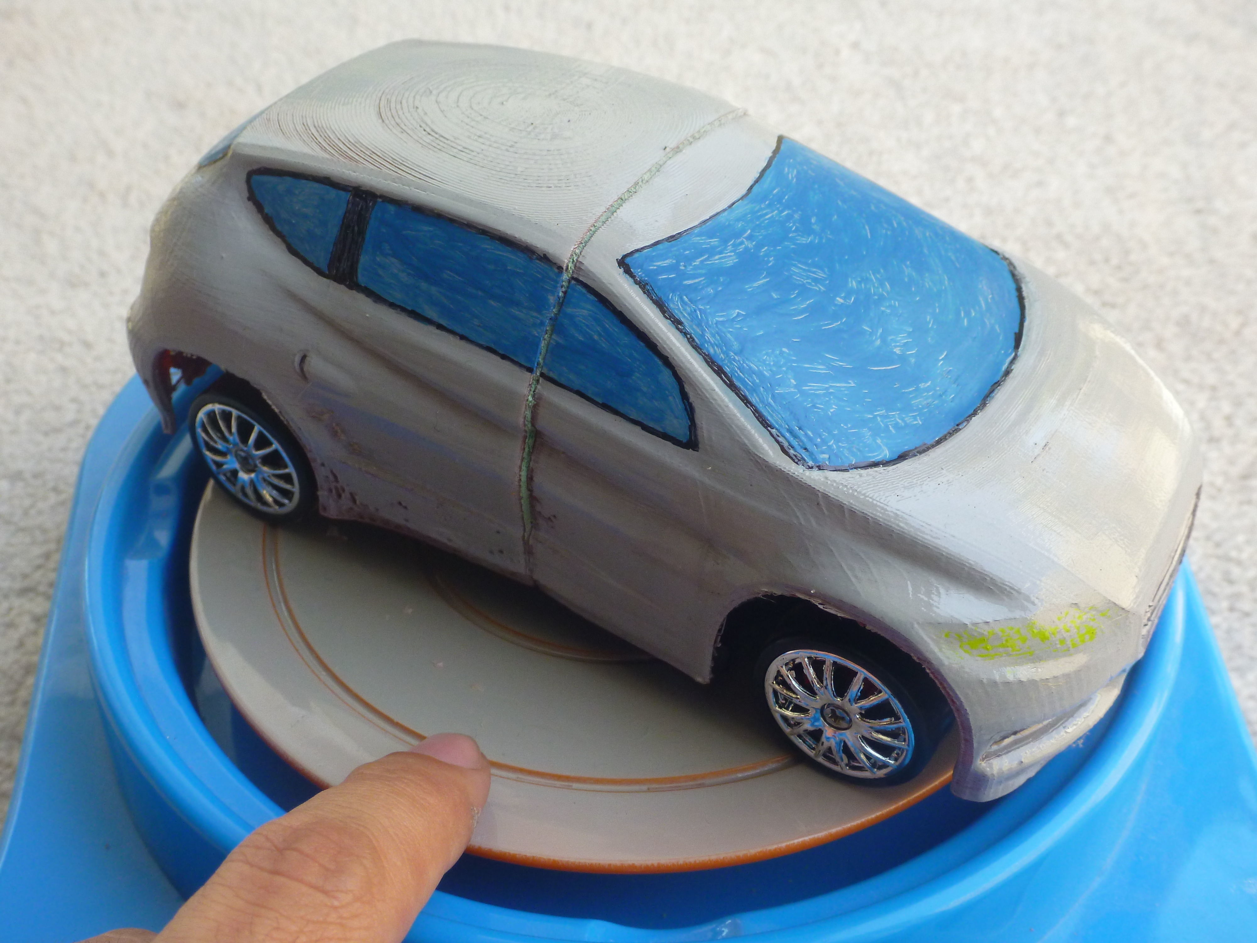 RC Car Replacement Body For Amazon drift car 1 24 scale  3D print model_10