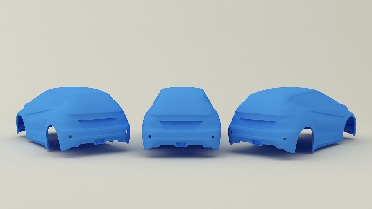 RC Car Replacement Body For Amazon drift car 1 24 scale  3D print model_26