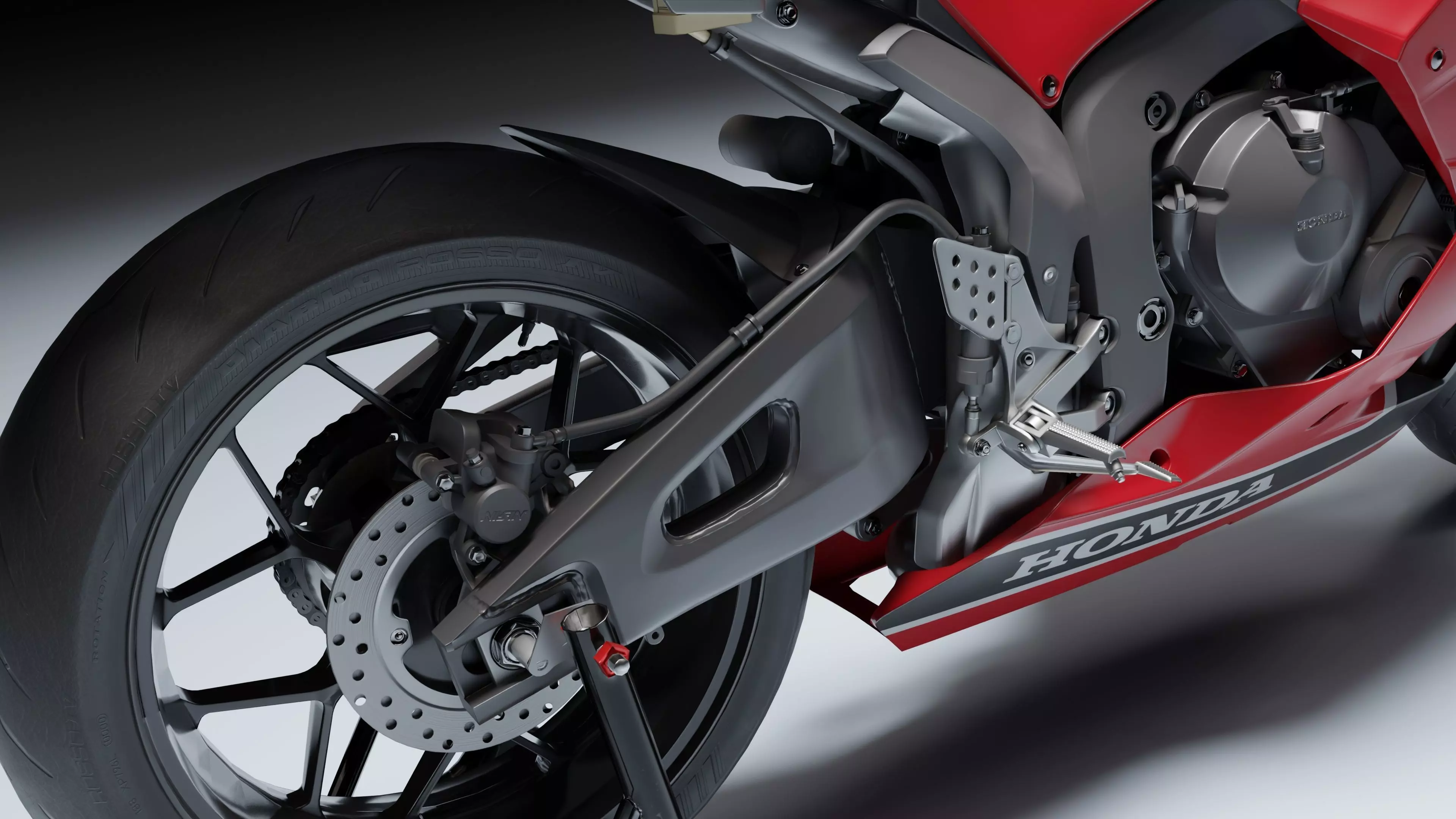 Honda CBR 600RR 2018 Low-poly 3D model_24