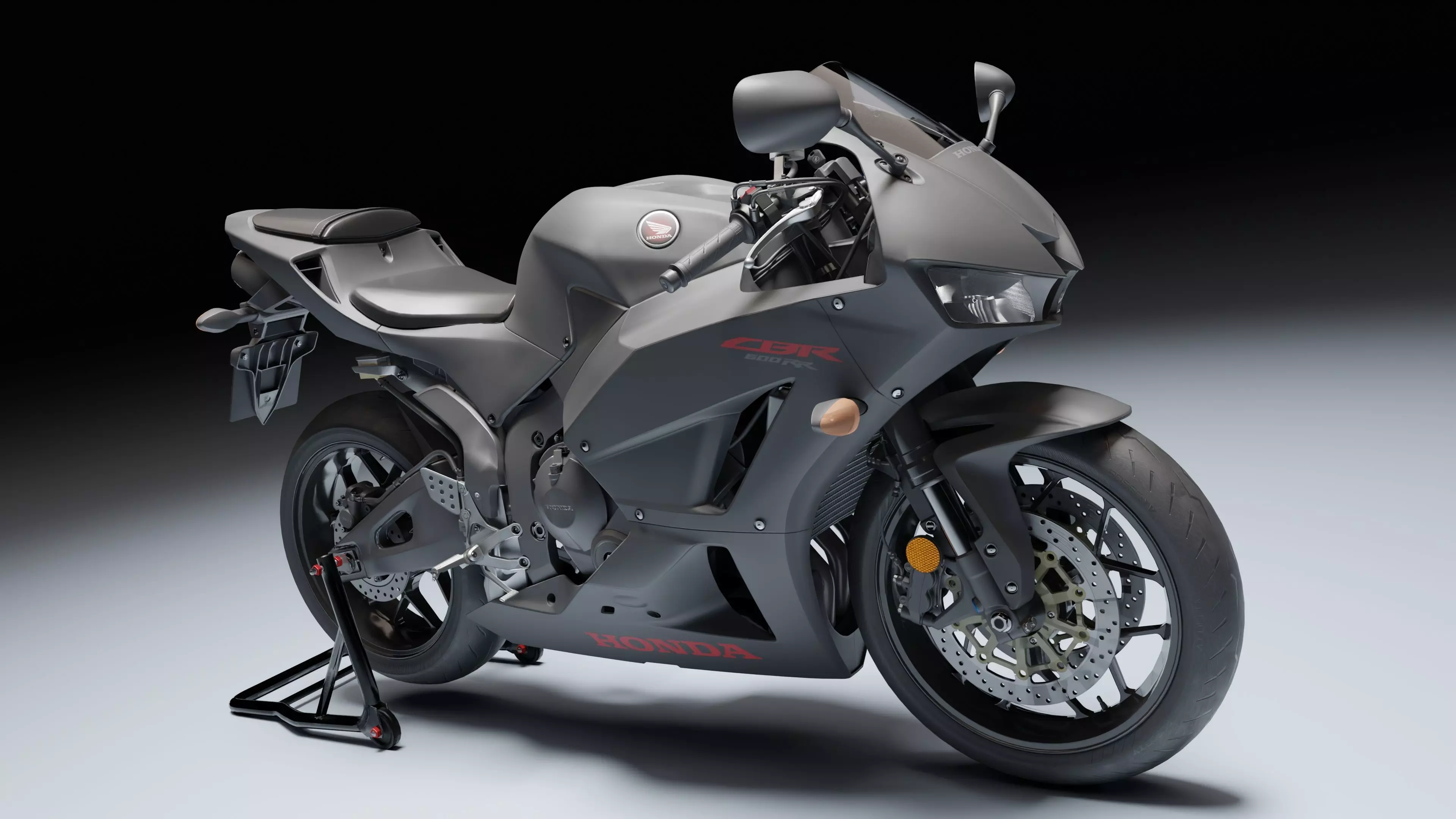 Honda CBR 600RR 2018 Low-poly 3D model_11