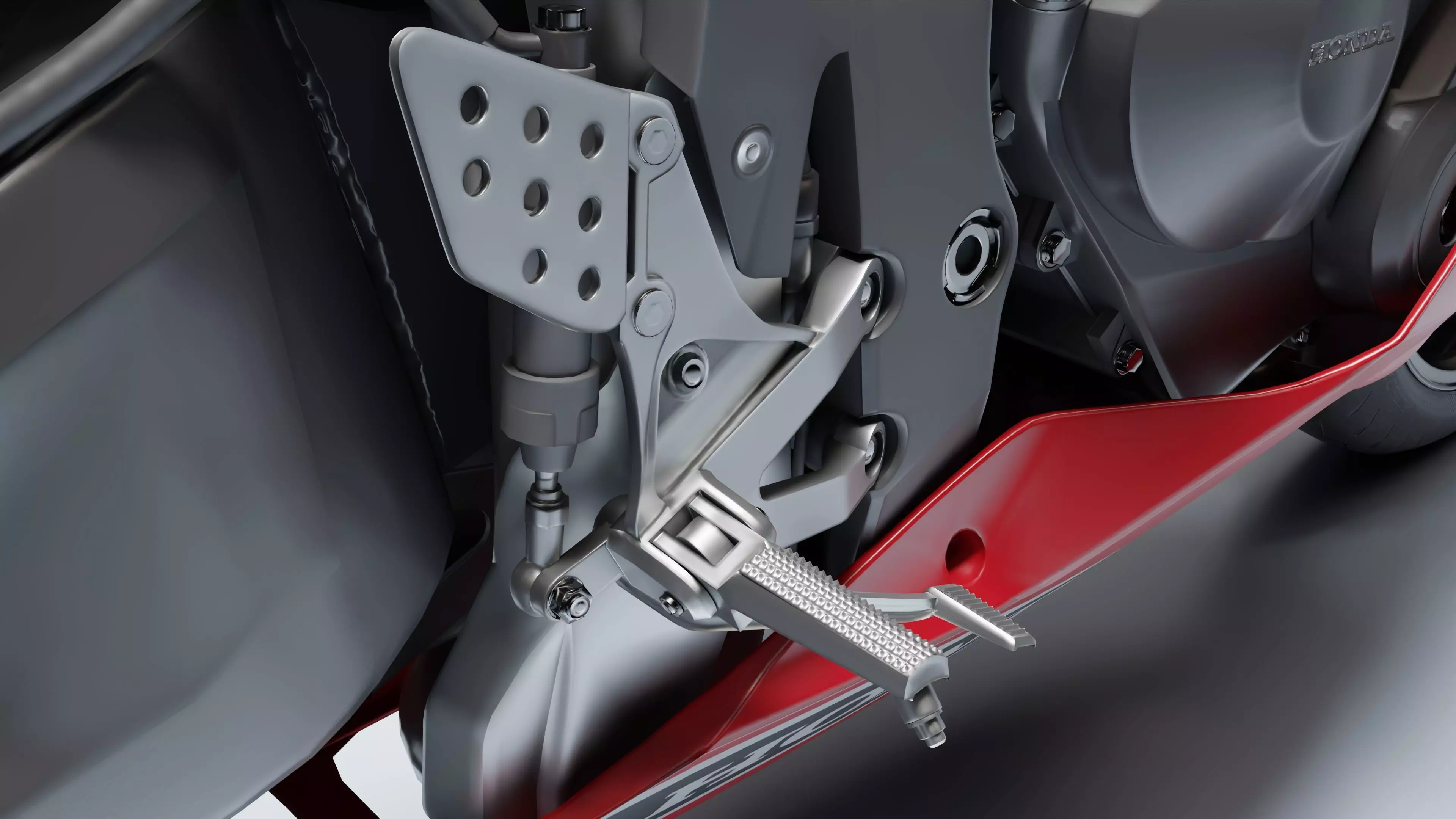 Honda CBR 600RR 2018 Low-poly 3D model_19